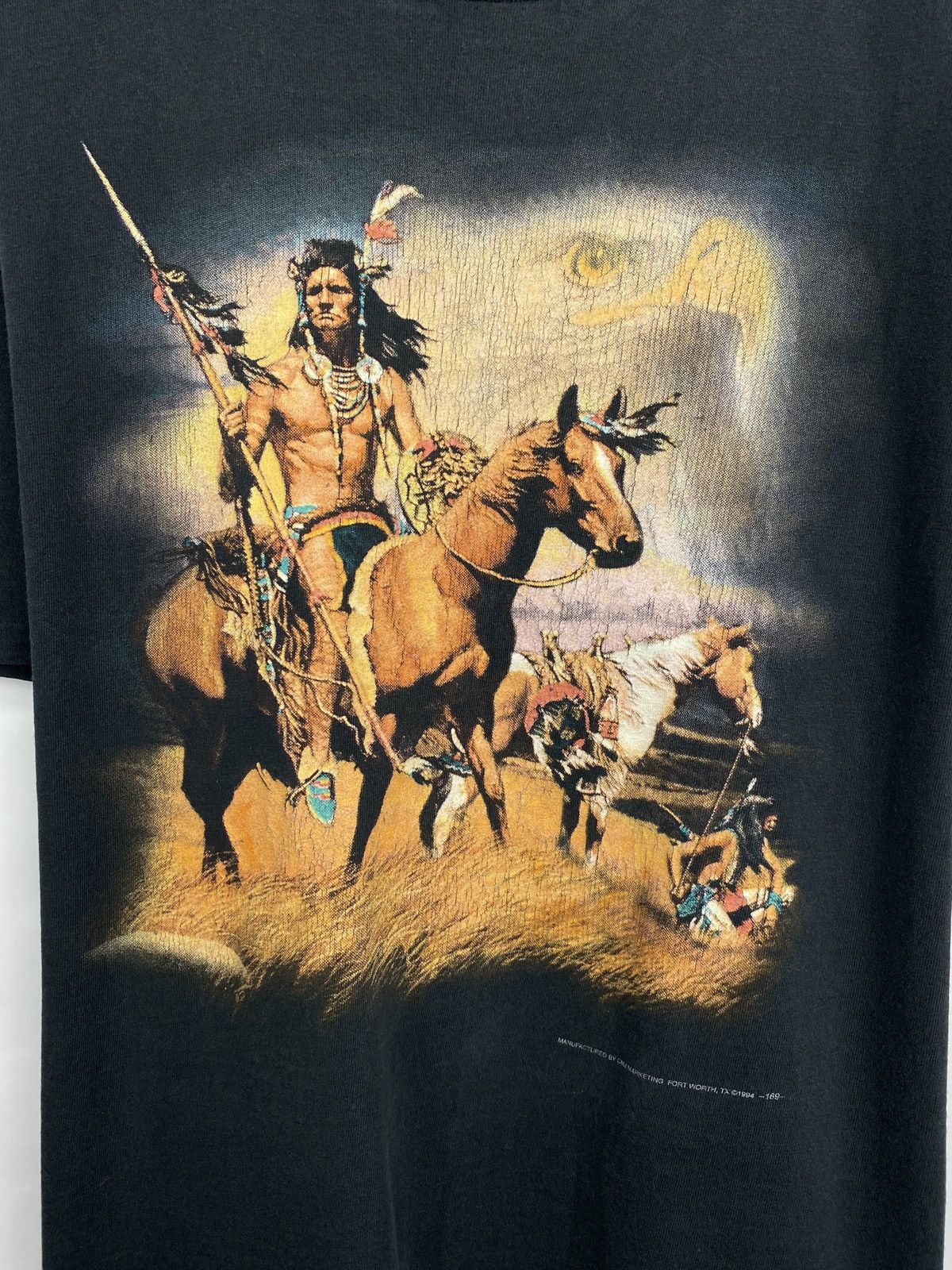 Native 🇺🇸 Vintage 1994 Navajo Indian people t-shirt rare retro hype Size US XL / EU 56 / 4 - 4 Thumbnail