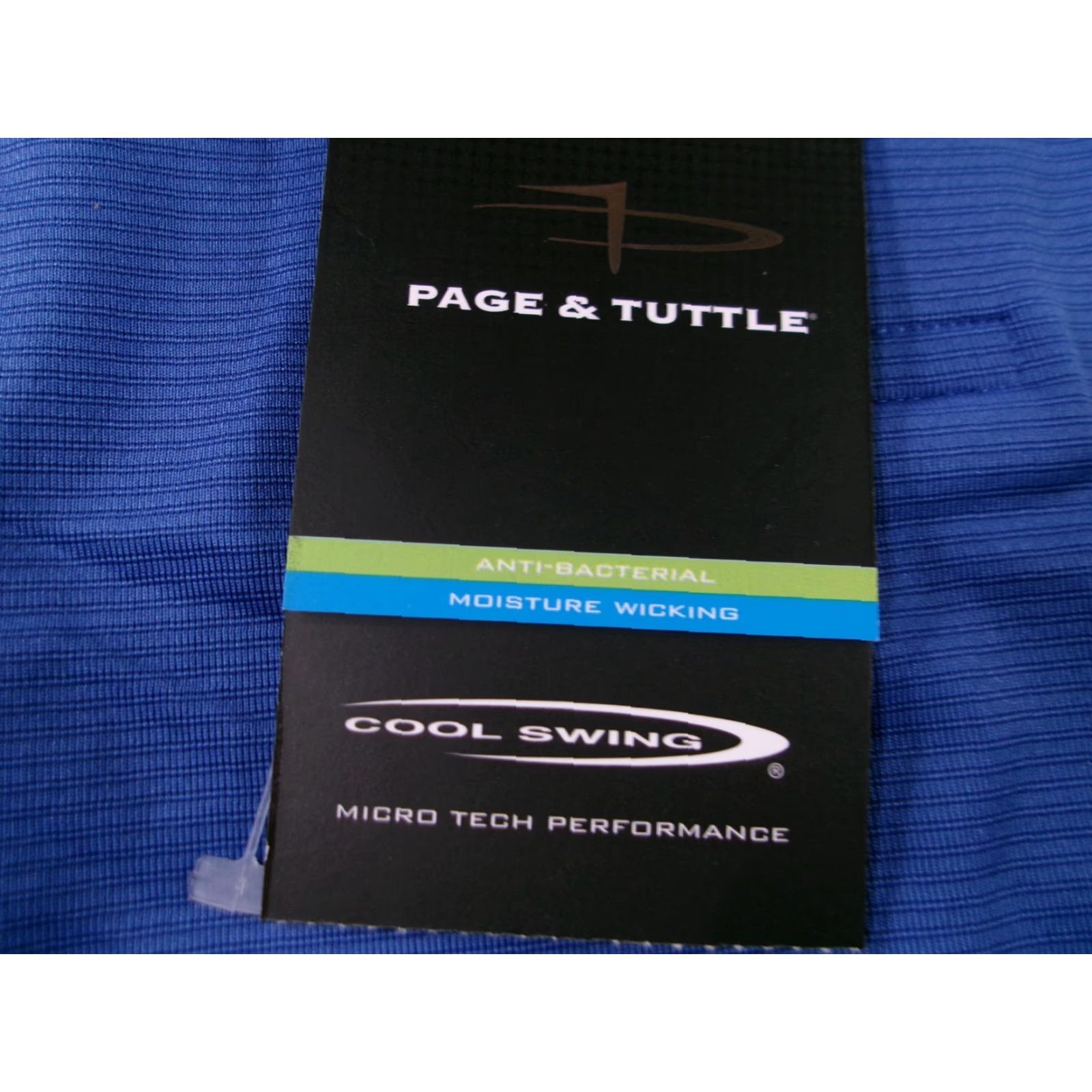 Vintage Page Tuttle Polo Shirt Men Small Blue Logo Embroidered Short Sleeve Collared 100% Polyester Size US S / EU 44-46 / 1 - 3 Thumbnail