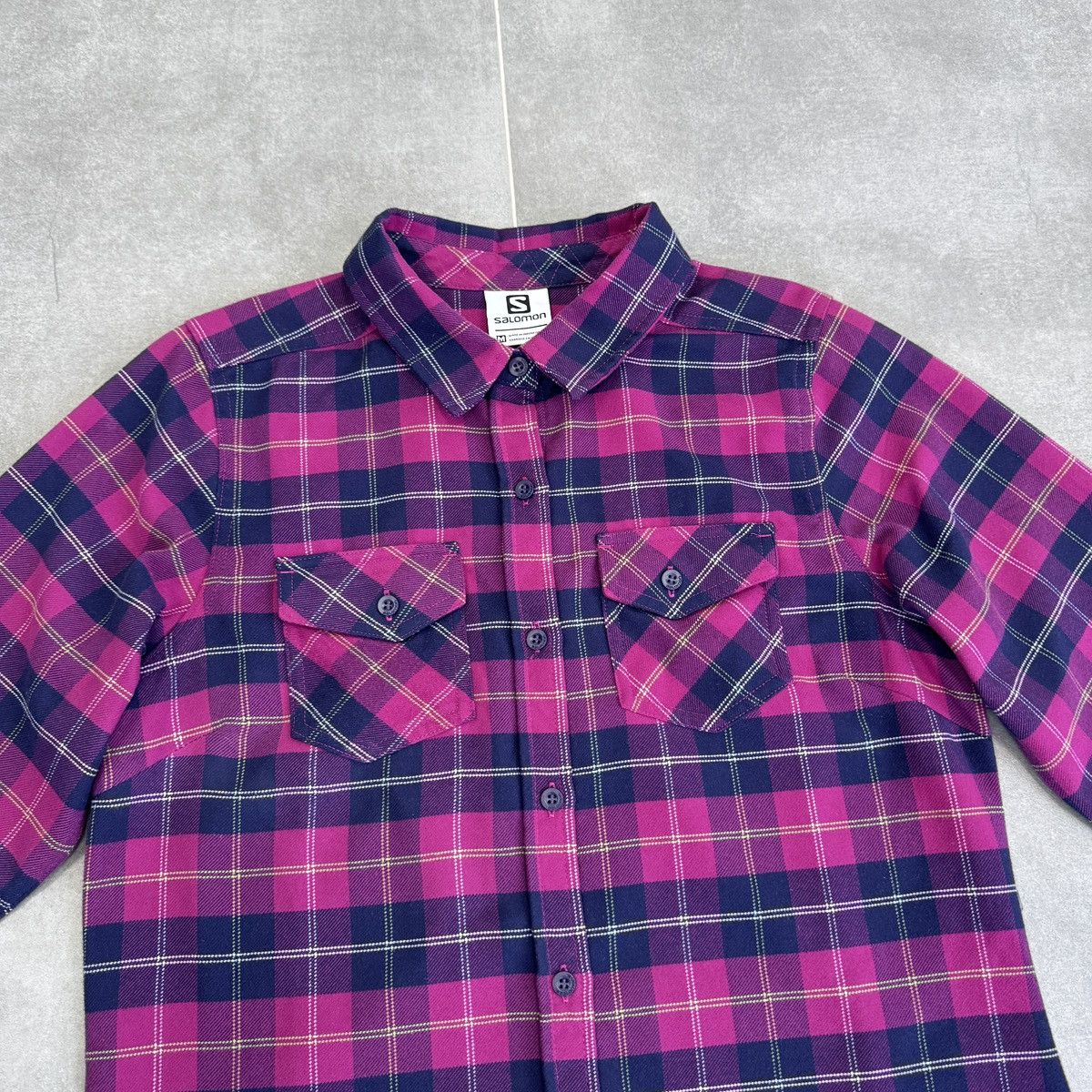 Salomon Salomon Women Flannel Button Shirt Size M Size M / US 6-8 / IT 42-44 - 8 Thumbnail