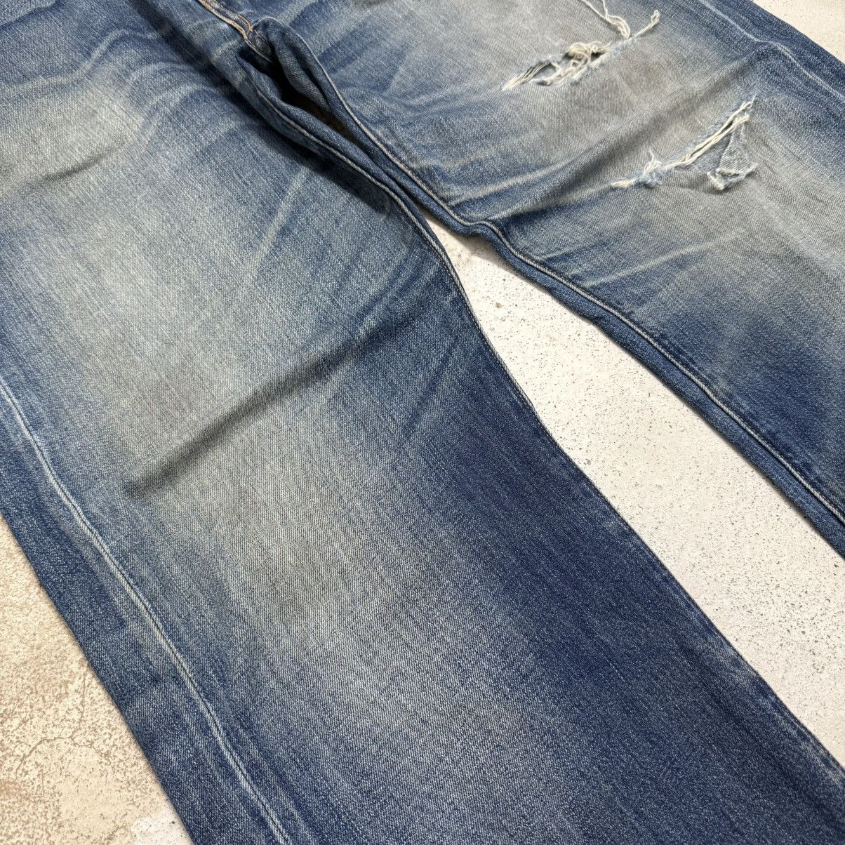 Levi's Levis 505 Distressed Whiskering Denim Pants Size US 42 / EU 58 - 6 Thumbnail