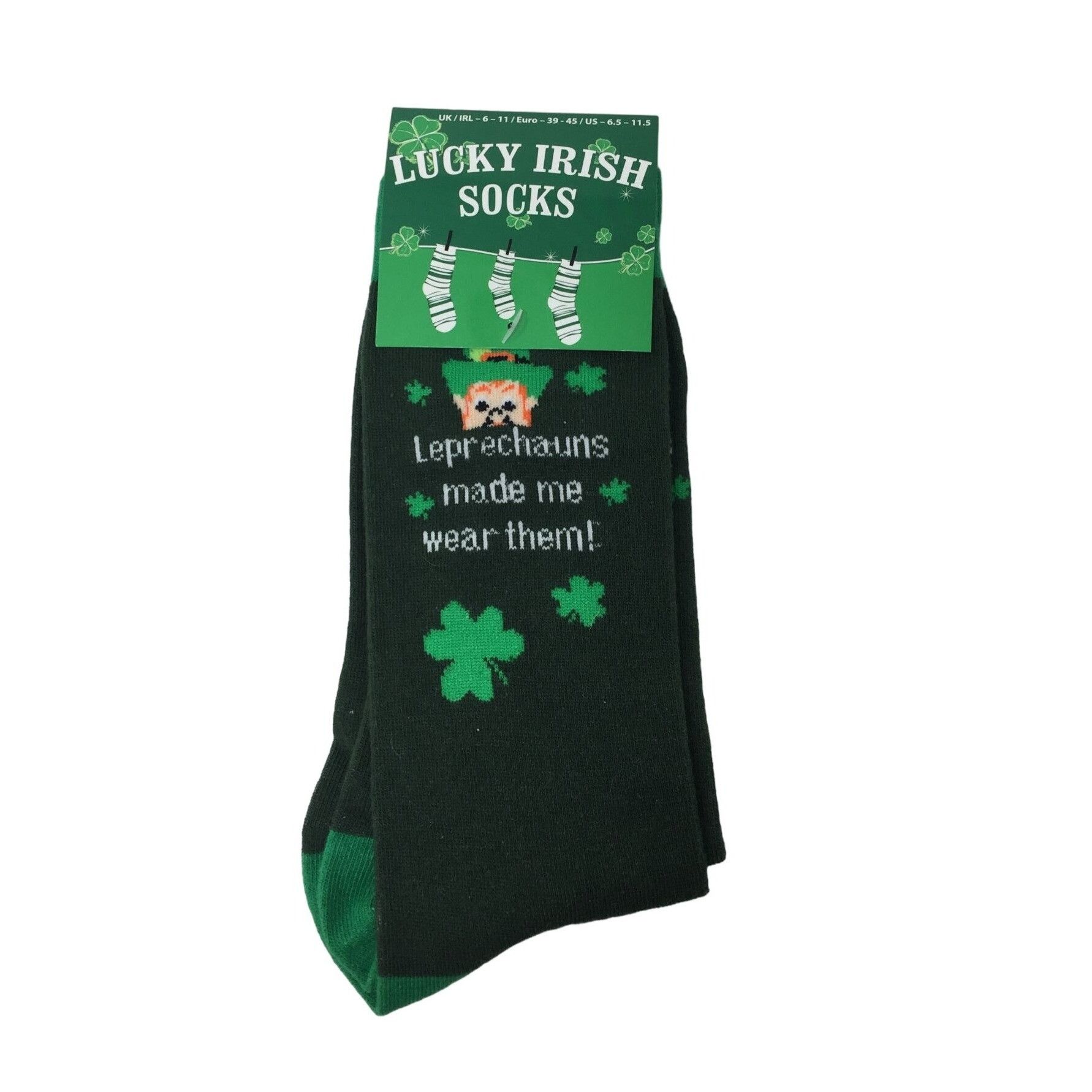 Other NWT UNISEX LUCKY IRISH SOCKS SIZE 6.5-11.5 Size ONE SIZE - 1 Thumbnail