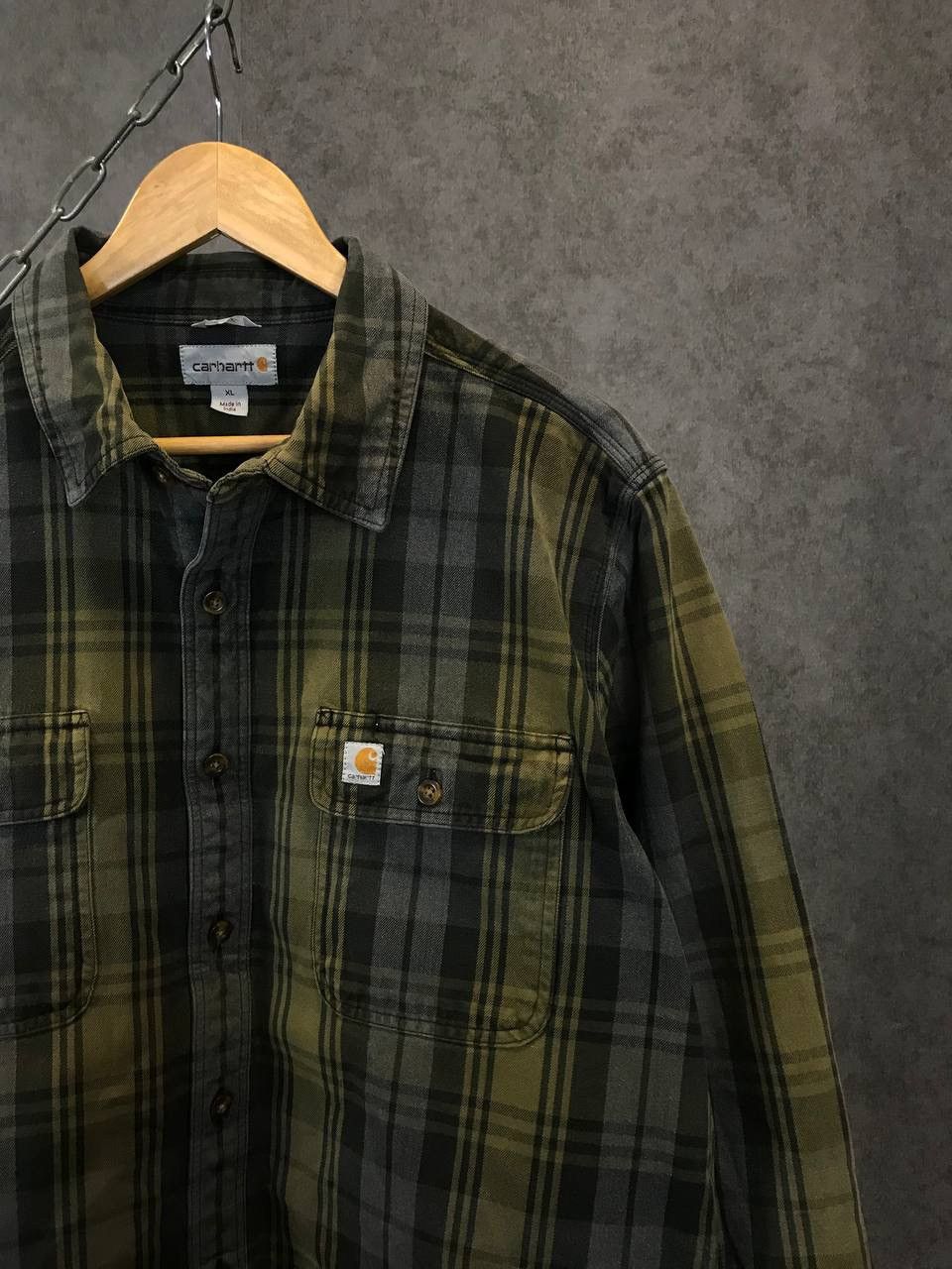 Carhartt Carhartt vintage outdoor heavy cotton shirt Size US XL / EU 56 / 4 - 2 Thumbnail