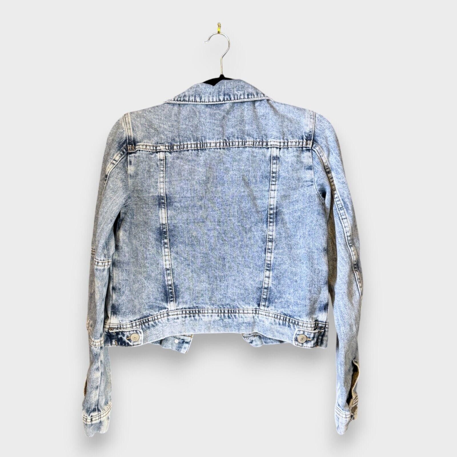 Free People Free People Jean Denim Jacket Cropped Style Size XS / US 0-2 / IT 36-38 - 2 Thumbnail