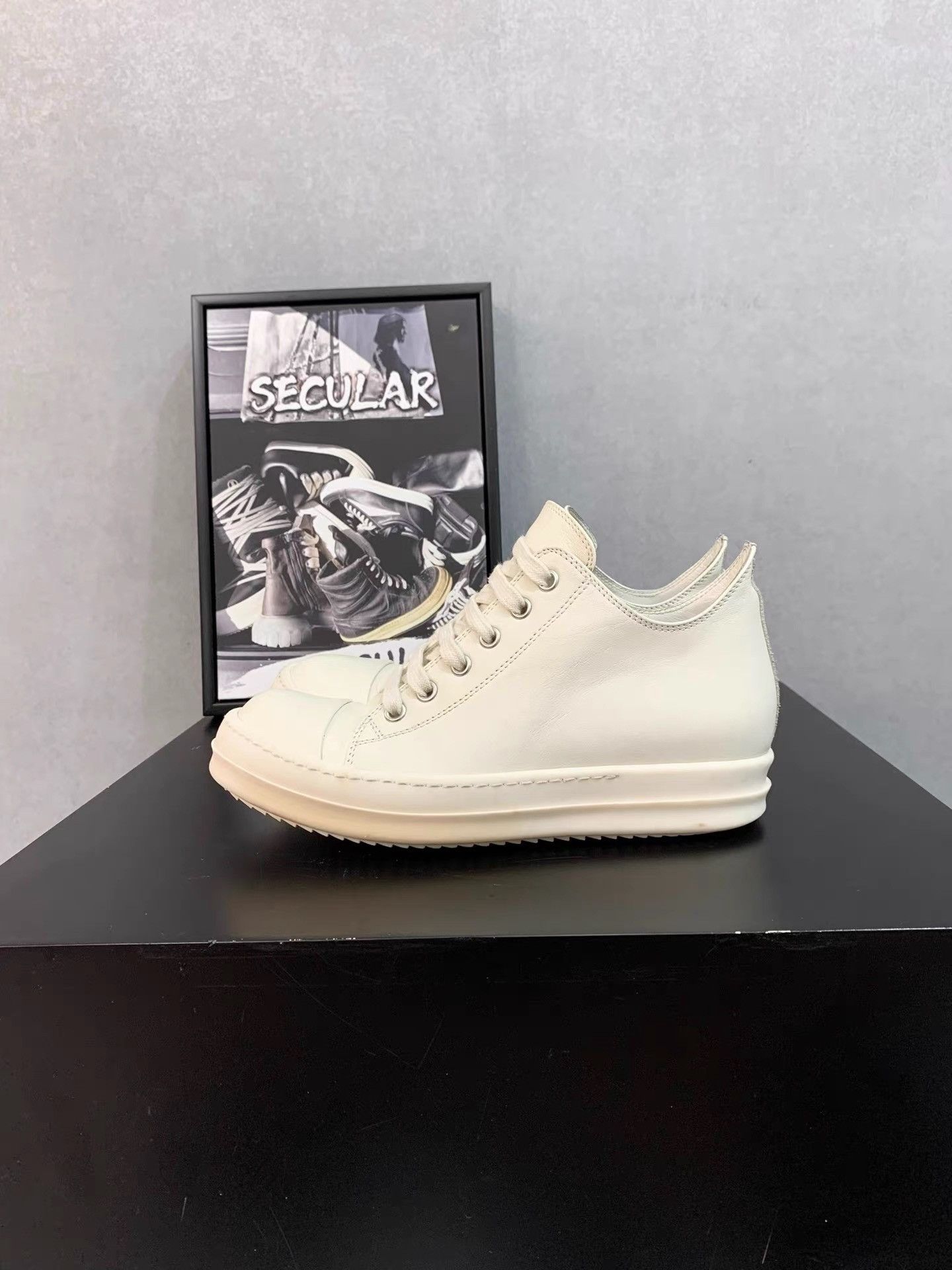 Rick Owens Rick Owens Mainline Leather Converse K34 Size US 5.5 / IT 35.5 - 4 Thumbnail