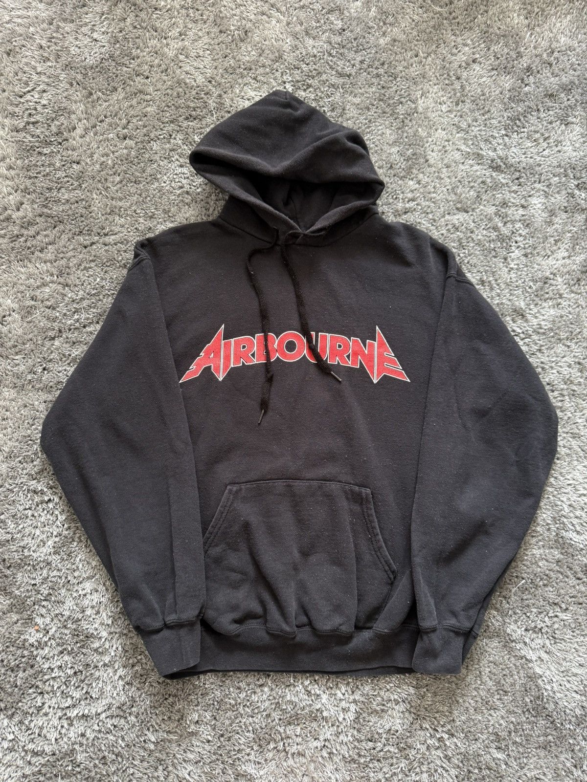 Hanes Vintage Airbourne Black Dog Barking hoodie band rock metal Size US L / EU 52-54 / 3 - 1 Thumbnail