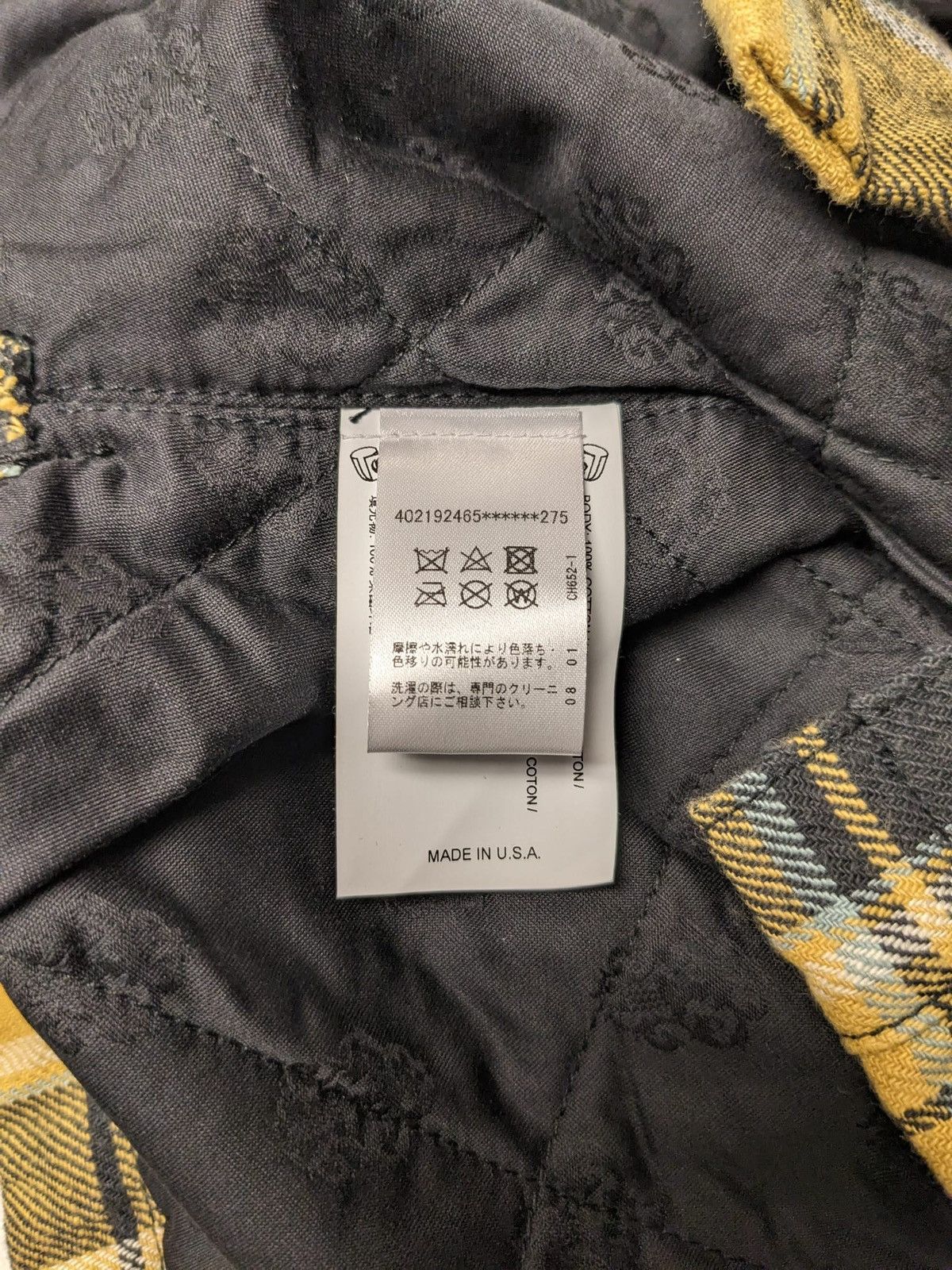 Chrome Hearts CHROME HEARTS CH FLANNEL JACKET L YELLOW Size US L / EU 52-54 / 3 - 4 Thumbnail