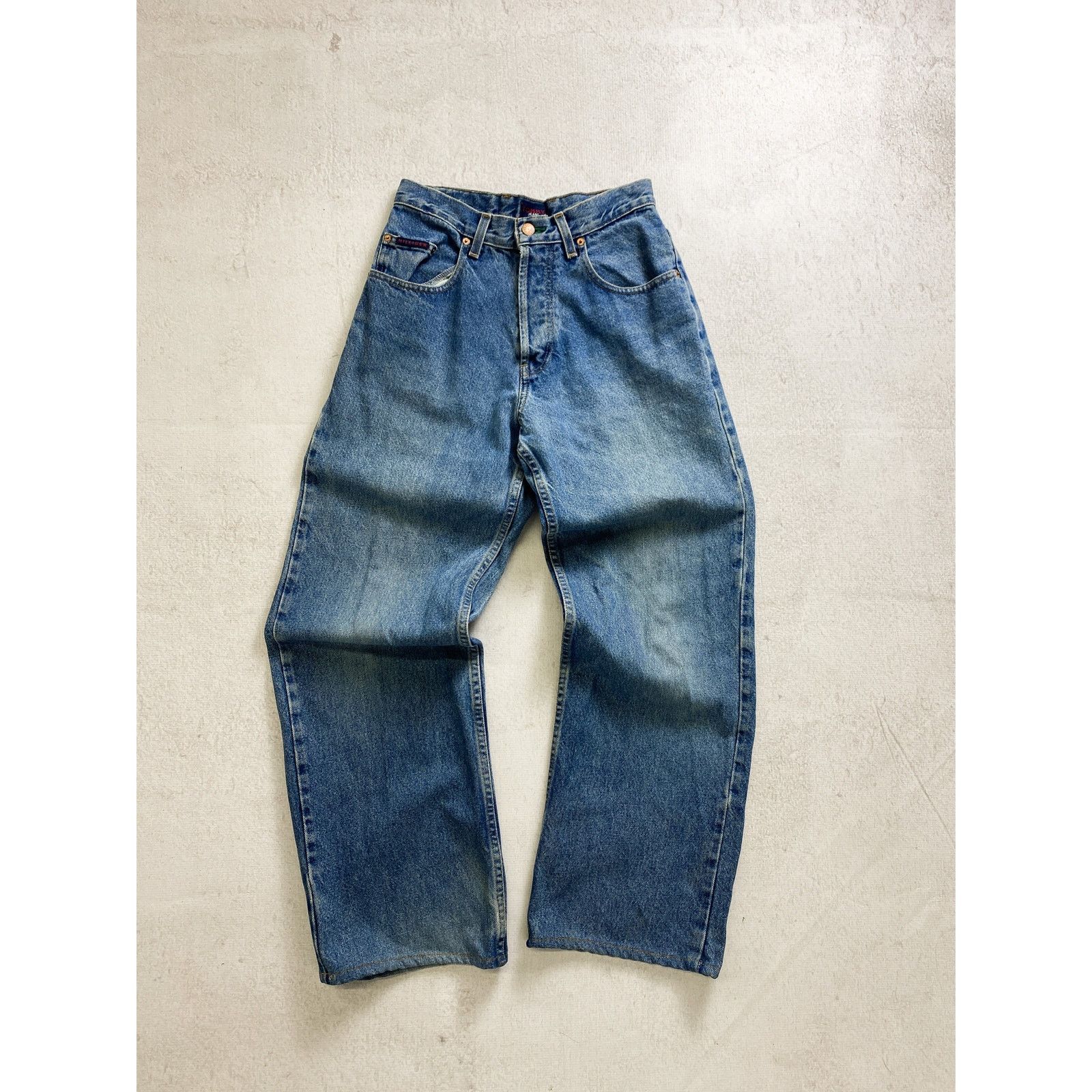 Tommy Hilfiger Vintage 90s Tommy Hilfiger Wide Leg Jeans - Women's 28x30 Size US 28 / EU 44 - 1 Thumbnail