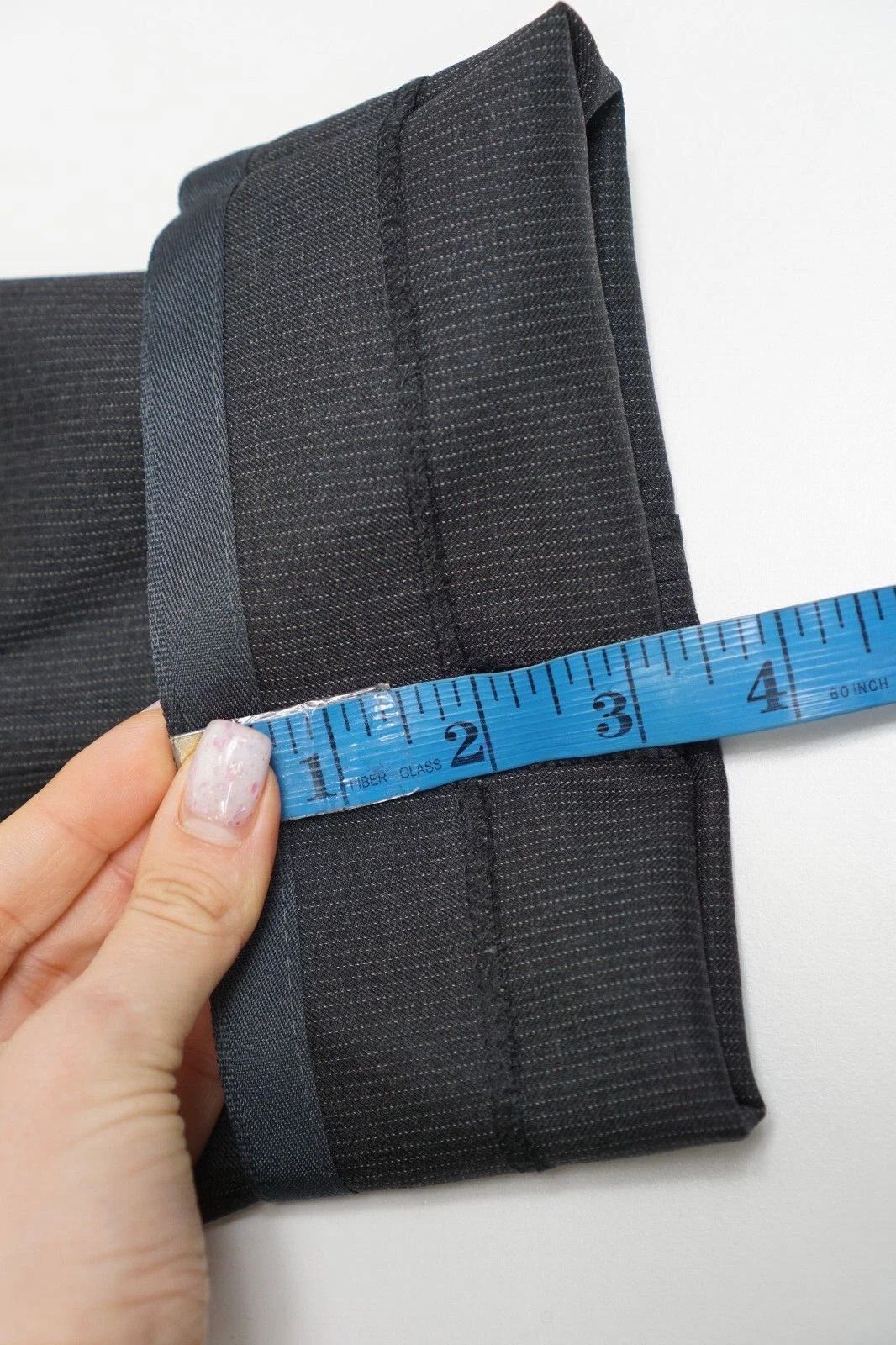 Suitsupply Men Suitsupply Suit Napoli Pinstriped Grey Wool 110 UK/US38 Size 38R - 9 Thumbnail