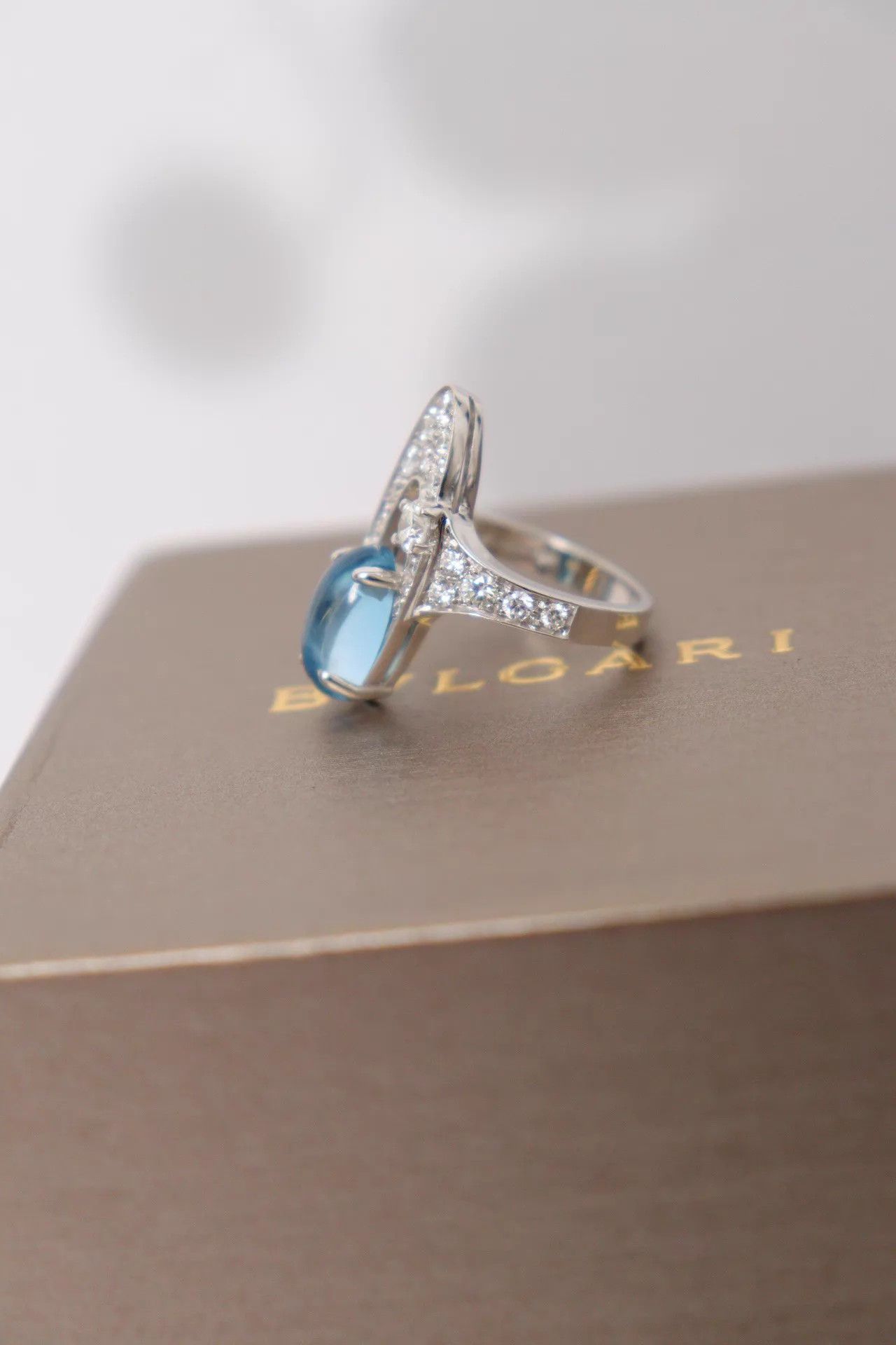 Bvlgari Bvlgari Color Gemstone Topaz Ring with Box Size ONE SIZE - 3 Thumbnail