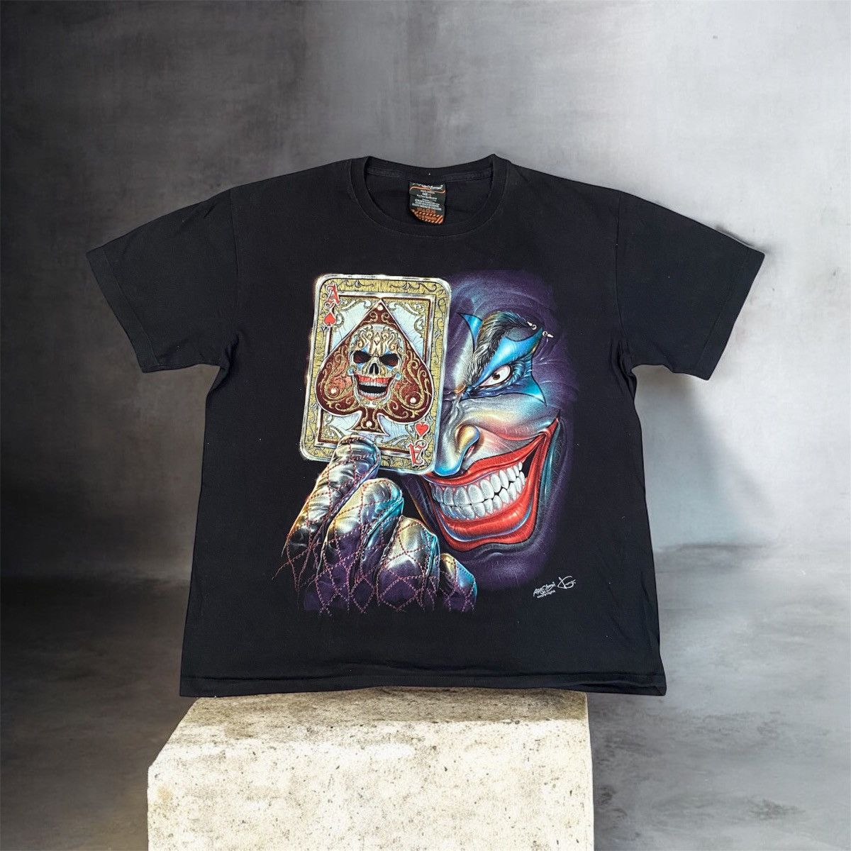 If Six Was Nine Rock Chang 3D Joker Playing Card Glow In The Dark t-shirt Size US L / EU 52-54 / 3 - 1 Thumbnail