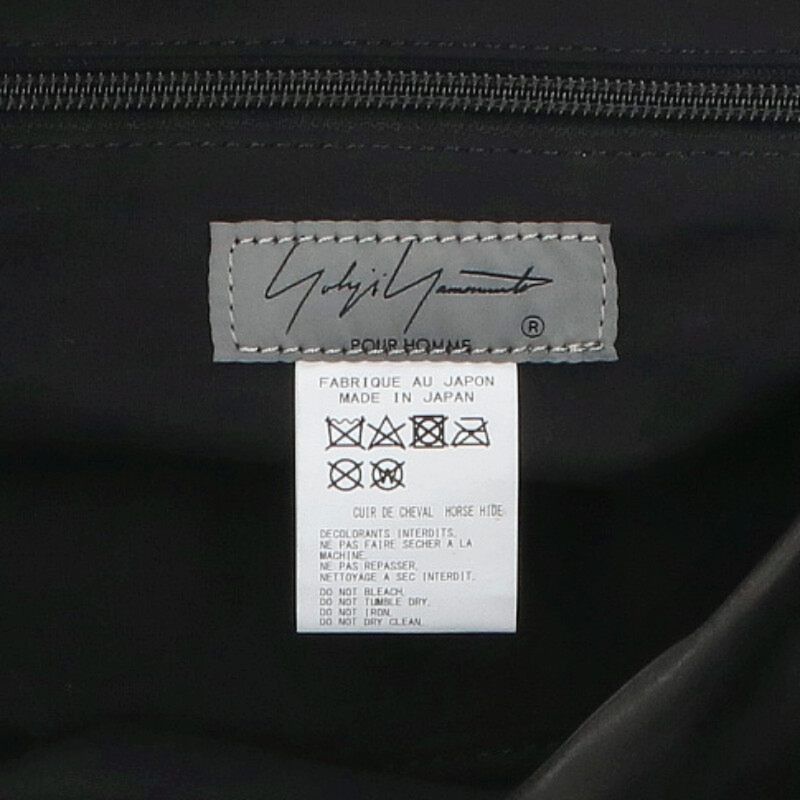 Yohji Yamamoto YOHJI YAMAMOTO POUR HOMME Horse Leather Shoulder Bag Size ONE SIZE - 3 Thumbnail