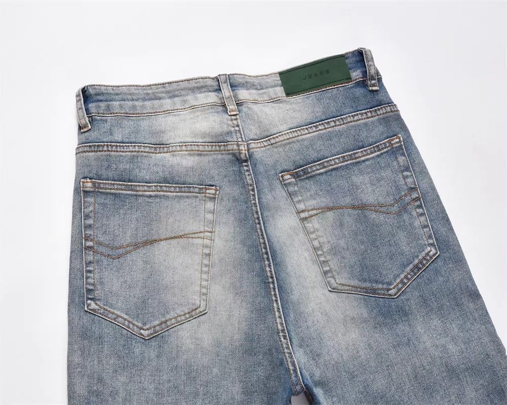 Japanese Brand × Vintage Trendy hippie men's casual washed distressed flared jeans Size US 32 / EU 48 - 4 Thumbnail