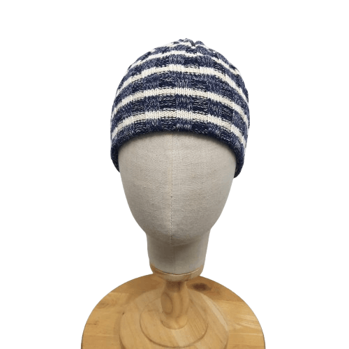 Tornado Mart 💥 Japanese brand free's mart stripes beanie hat Size ONE SIZE - 1 Thumbnail