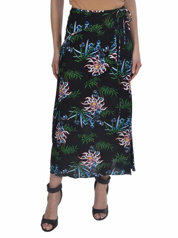 Kenzo o1y1025 Maxi Skirt in Multicolor Size 28" / US 6 / IT 42 - 1 Thumbnail