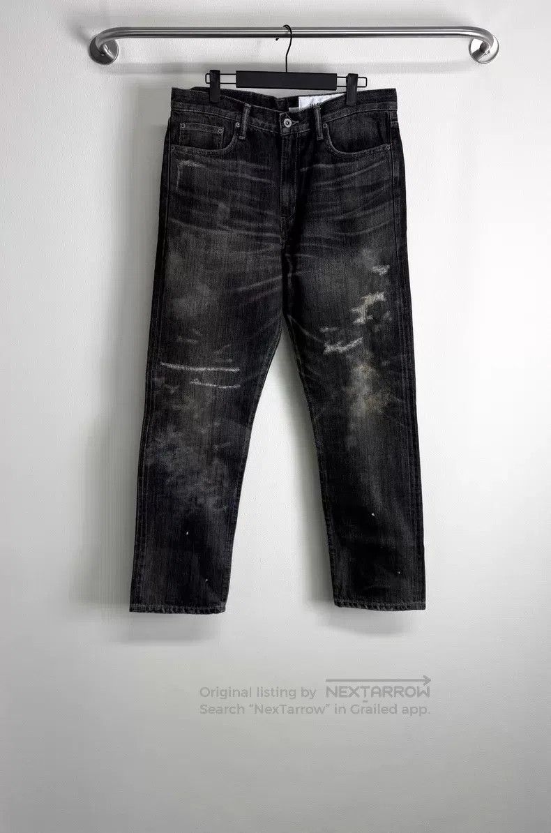 Neighborhood Neighborhood size M Bull King Washed Destroyed Denim Jeans Size US 27 - 1 Thumbnail