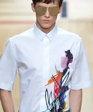 Dior SS 15 Dior Scrible Shirt Size US M / EU 48-50 / 2 - 2 Thumbnail