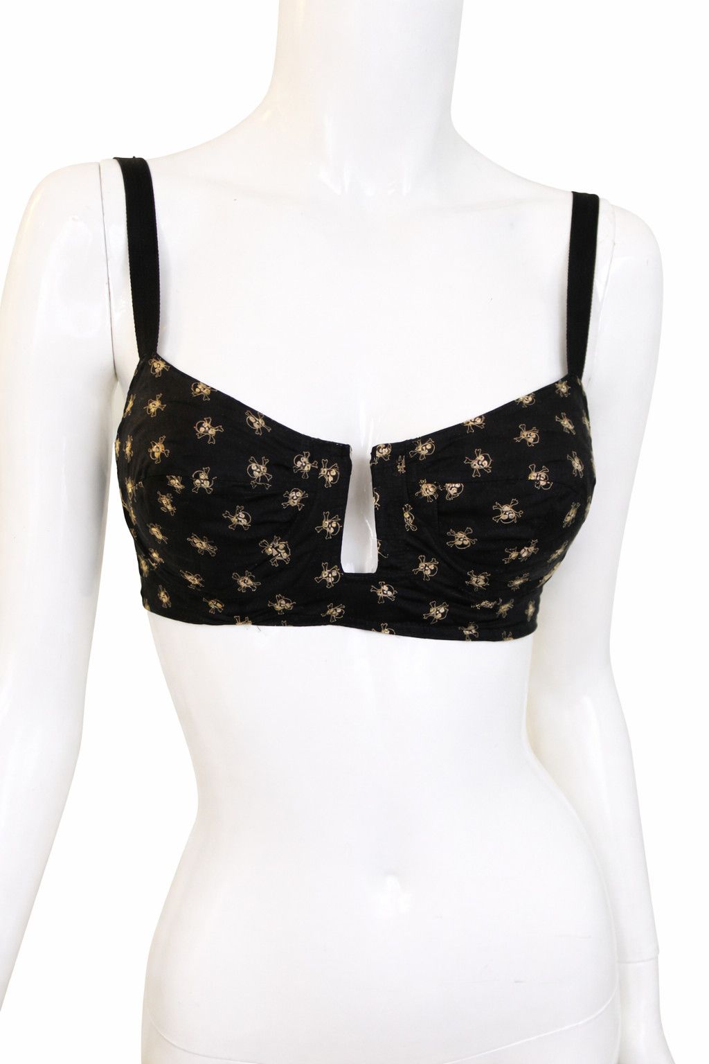 Jean Paul Gaultier Jean Paul Gaultier Skull Bustier Corset Crop Bra Top Size M / US 6-8 / IT 42-44 - 7 Thumbnail