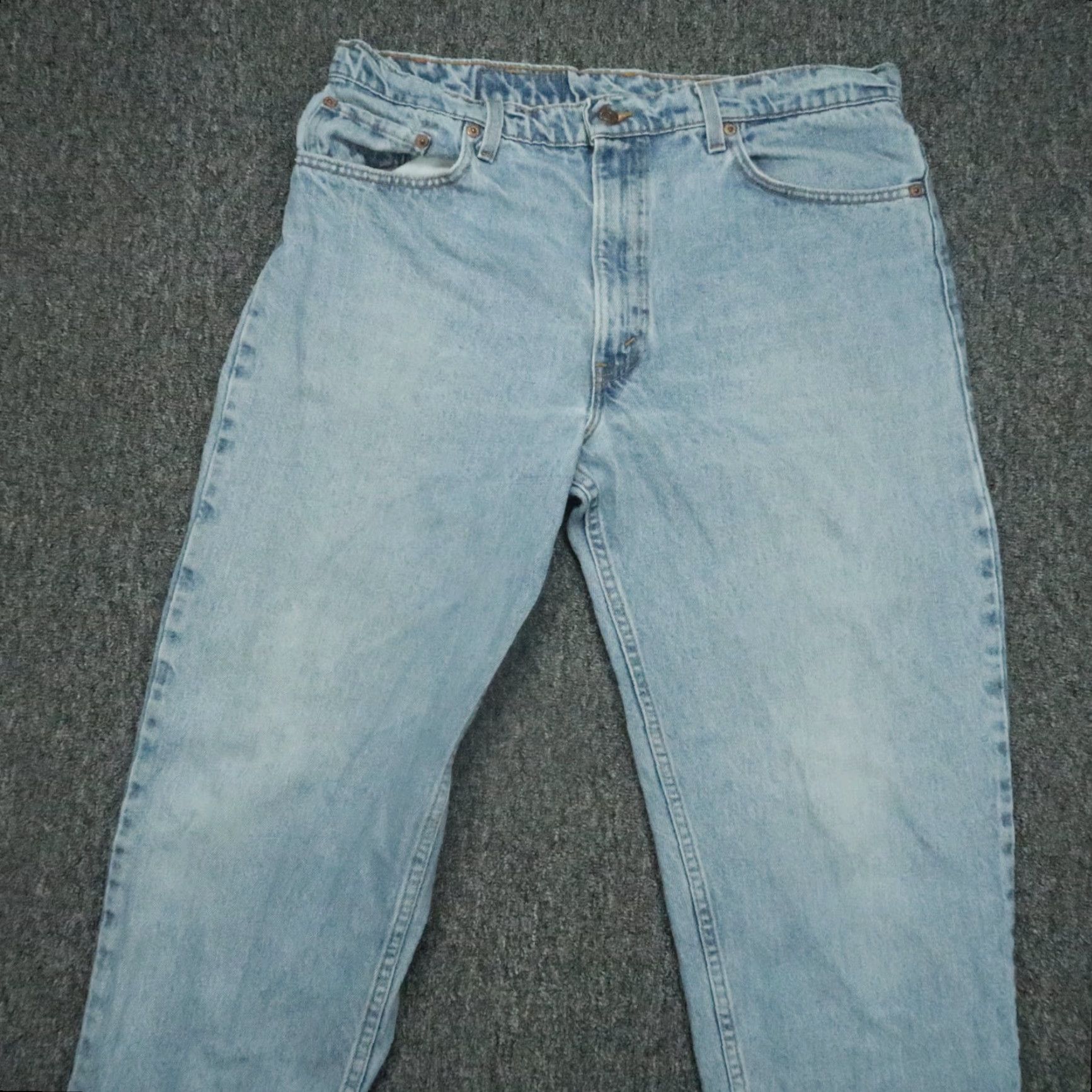 Levi's VINTAGE Levi's 550 Jeans Men 36x32 Denim Blue Relaxed Fit 5-Pocket 90s Y2K Men’s Jeans Reg Size US 36 / EU 52 - 2 Thumbnail
