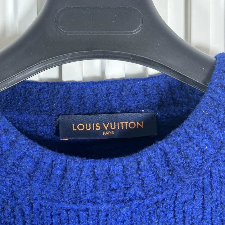 Louis Vuitton Louis Vuitton Blue teddy sweater 2501-Nextarrow Size US XL / EU 56 / 4 - 4 Thumbnail
