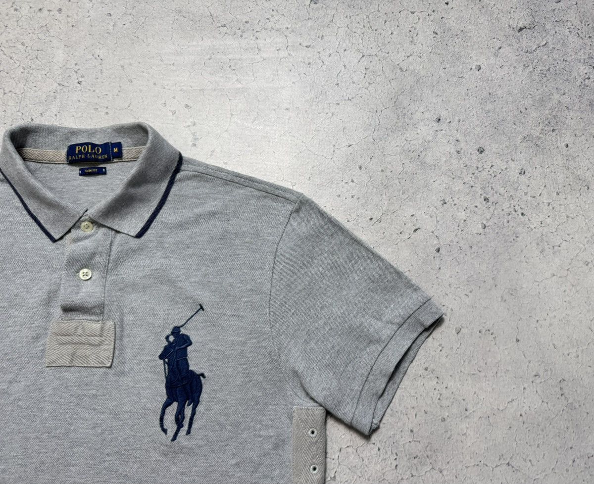 Polo Ralph Lauren Polo Ralph Lauren Big Pony #3 Polo Shirt PRL Gray Size US M / EU 48-50 / 2 - 3 Thumbnail