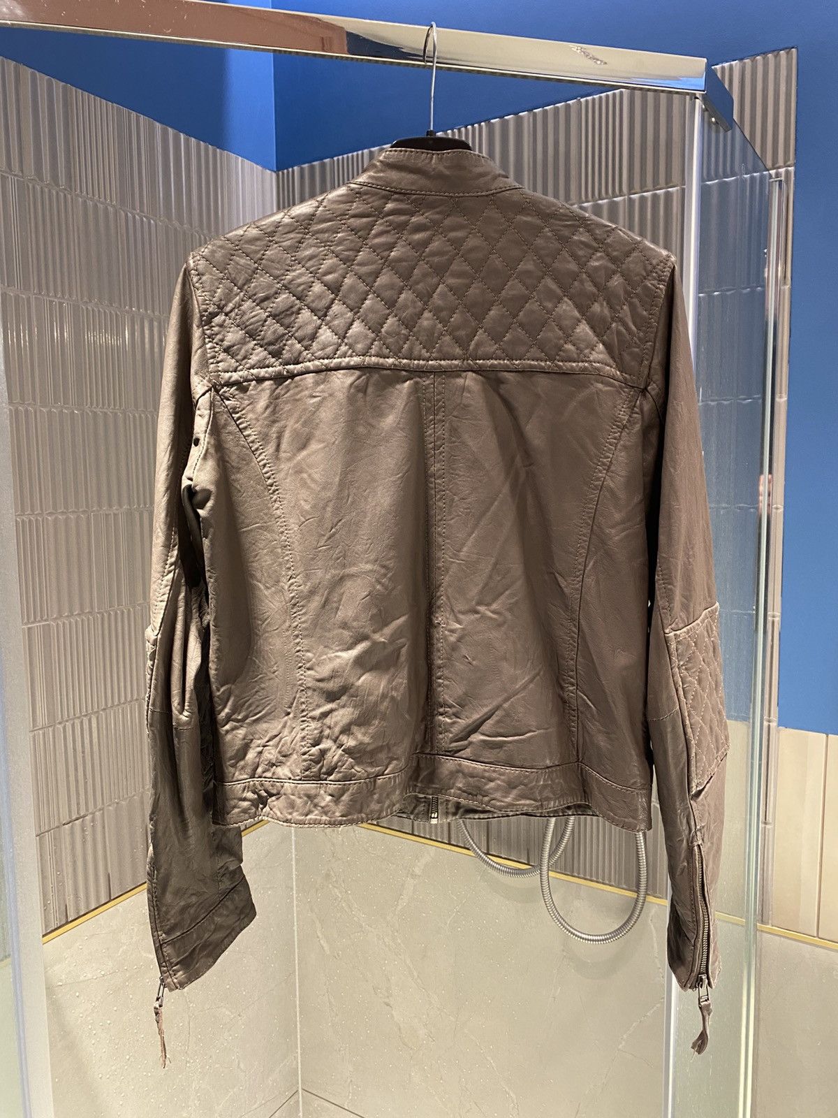 Samsoe Samsoe Samsoe & Samsoe samsøe samsøe washed leather jacket wmns M Size M / US 6-8 / IT 42-44 - 3 Thumbnail