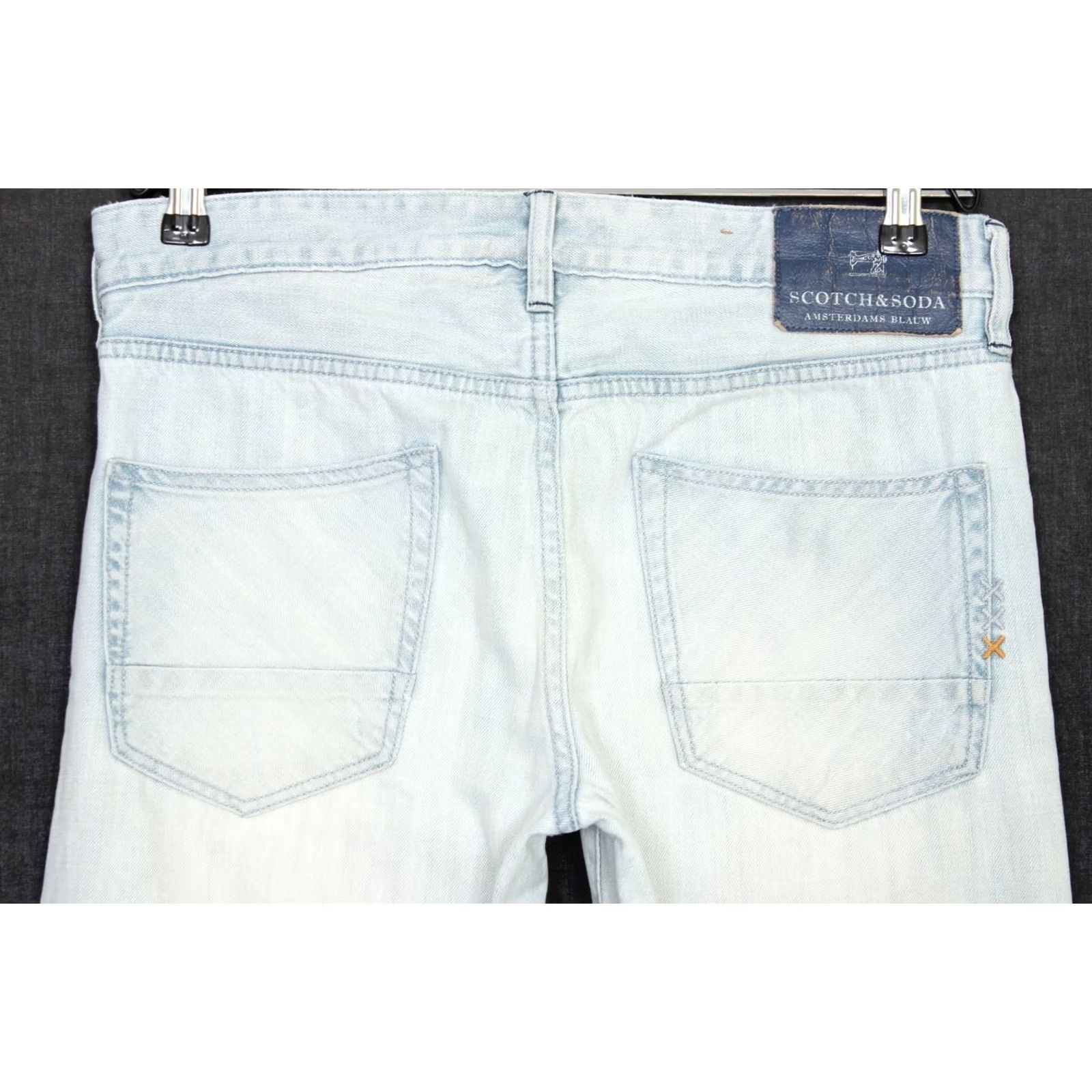 Scotch & Soda SCOTCH & SODA RALSTON Slim Jeans Men Size W30 L34 DZ834 Jeans Men's Slim Denim Blue 30 34 Slim Fit Size US 30 / EU 46 - 3 Thumbnail