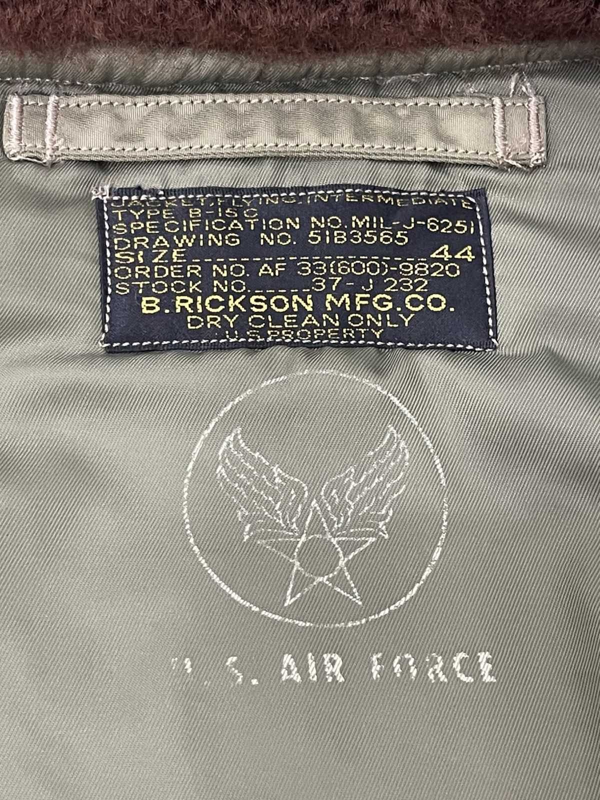Buzz Rickson's Buzz Rickson’s Type B-15c Bomber Jacket 6🟩5 Size US L / EU 52-54 / 3 - 22 Thumbnail