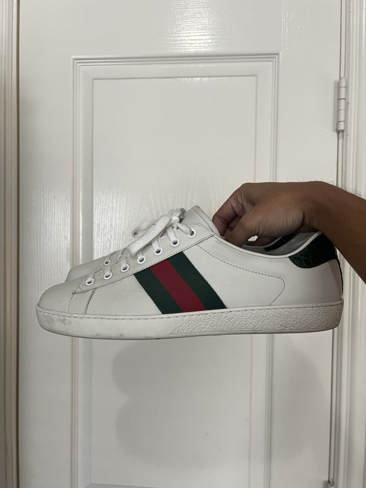 Gucci Gucci Aces Size US 12 / EU 45 - 1 Thumbnail