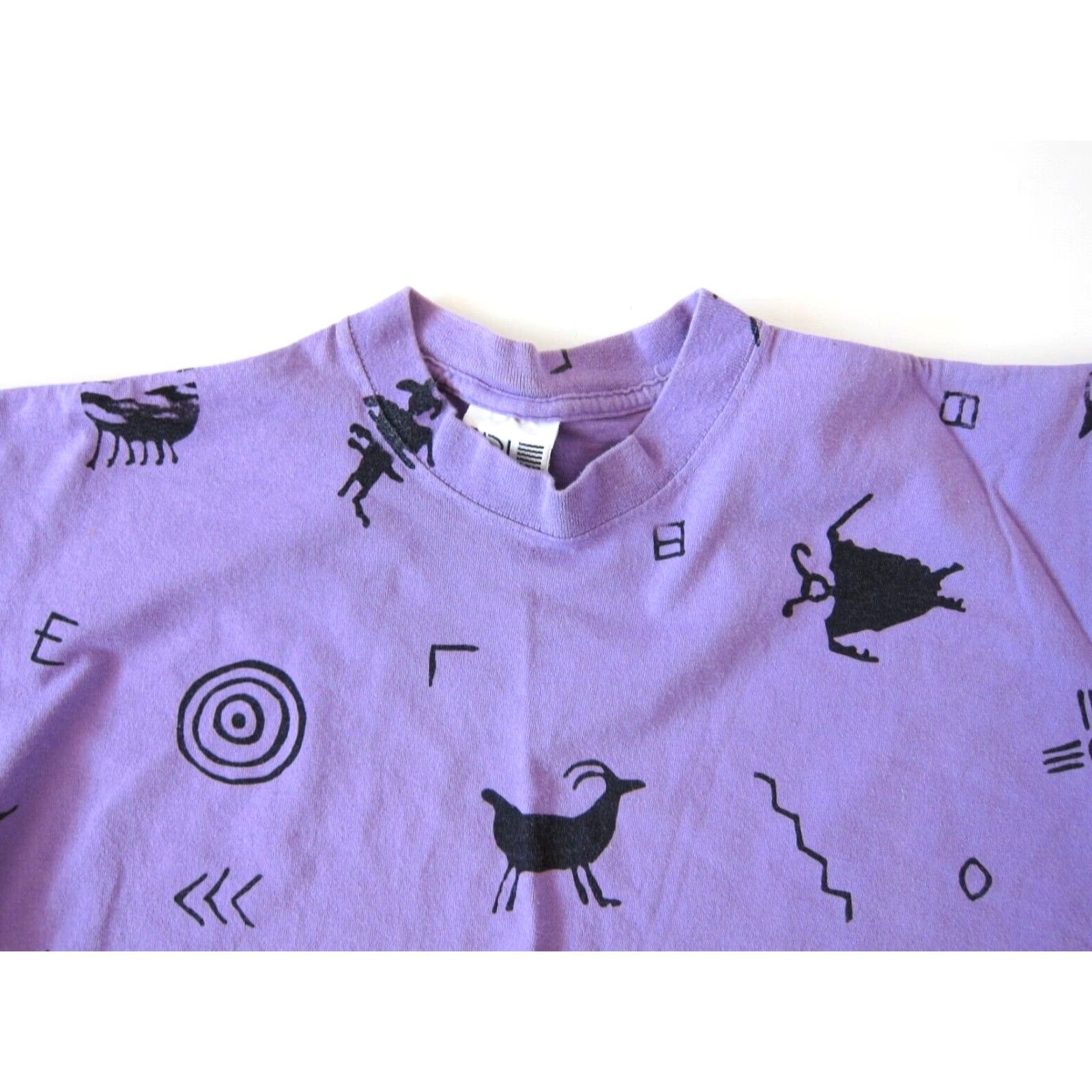 Vintage VINTAGE SDI T-Shirt Men Large Mock Neck Purple Goat 100% Cotton Shirt Men Large Purple Goat Vintage SDI Mock Neck T-Shirt Size US L / EU 52-54 / 3 - 3 Thumbnail