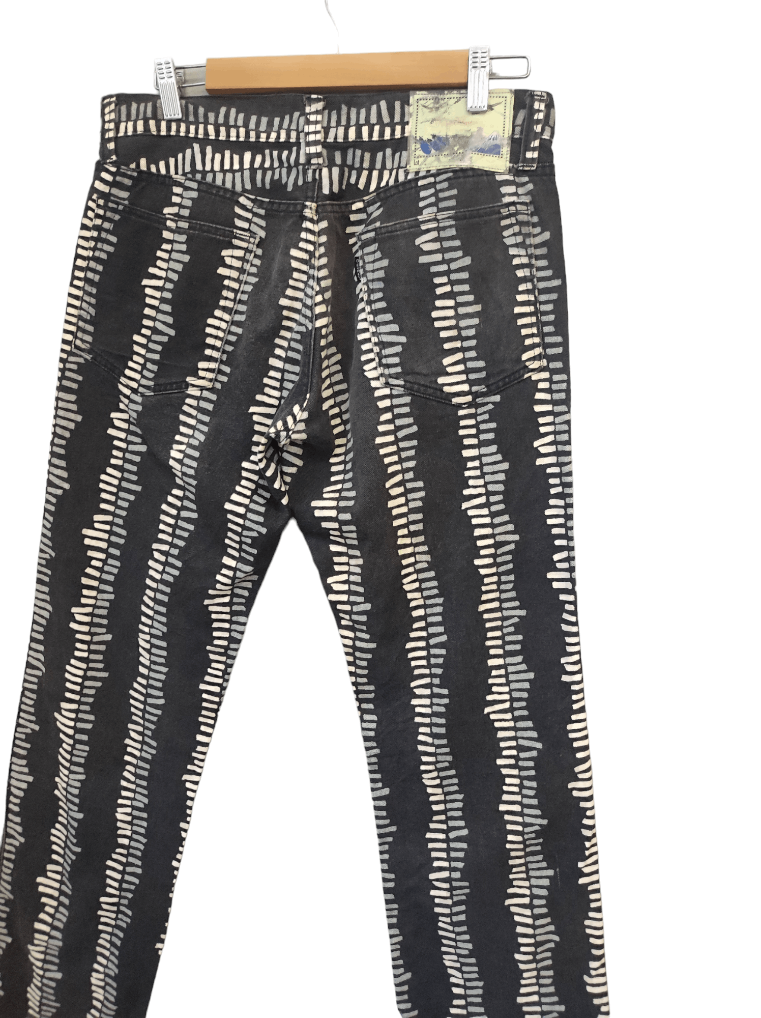 Dry Bones × Japanese Brand Dry bones straight cut Vertical chips motorcycle cafe racer Size US 32 / EU 48 - 3 Thumbnail