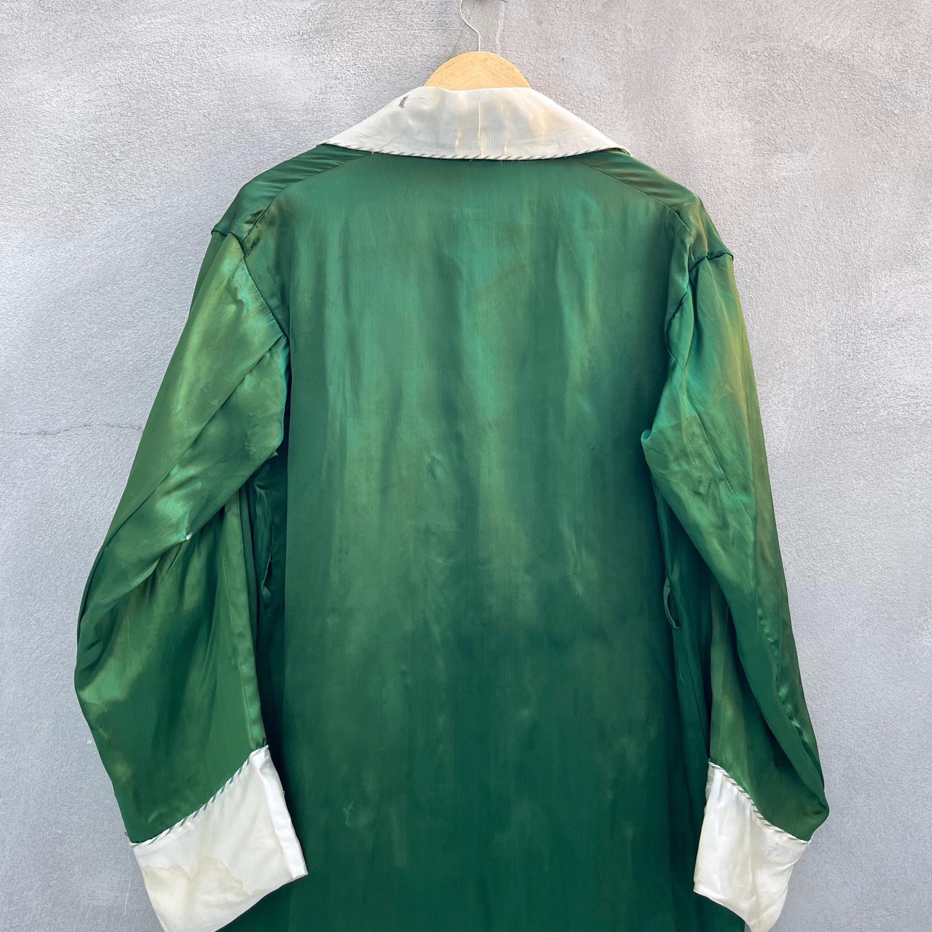 Vintage 50's Vintage Satin Souvenir Dragon Embroidered Robe Size US L / EU 52-54 / 3 - 5 Thumbnail