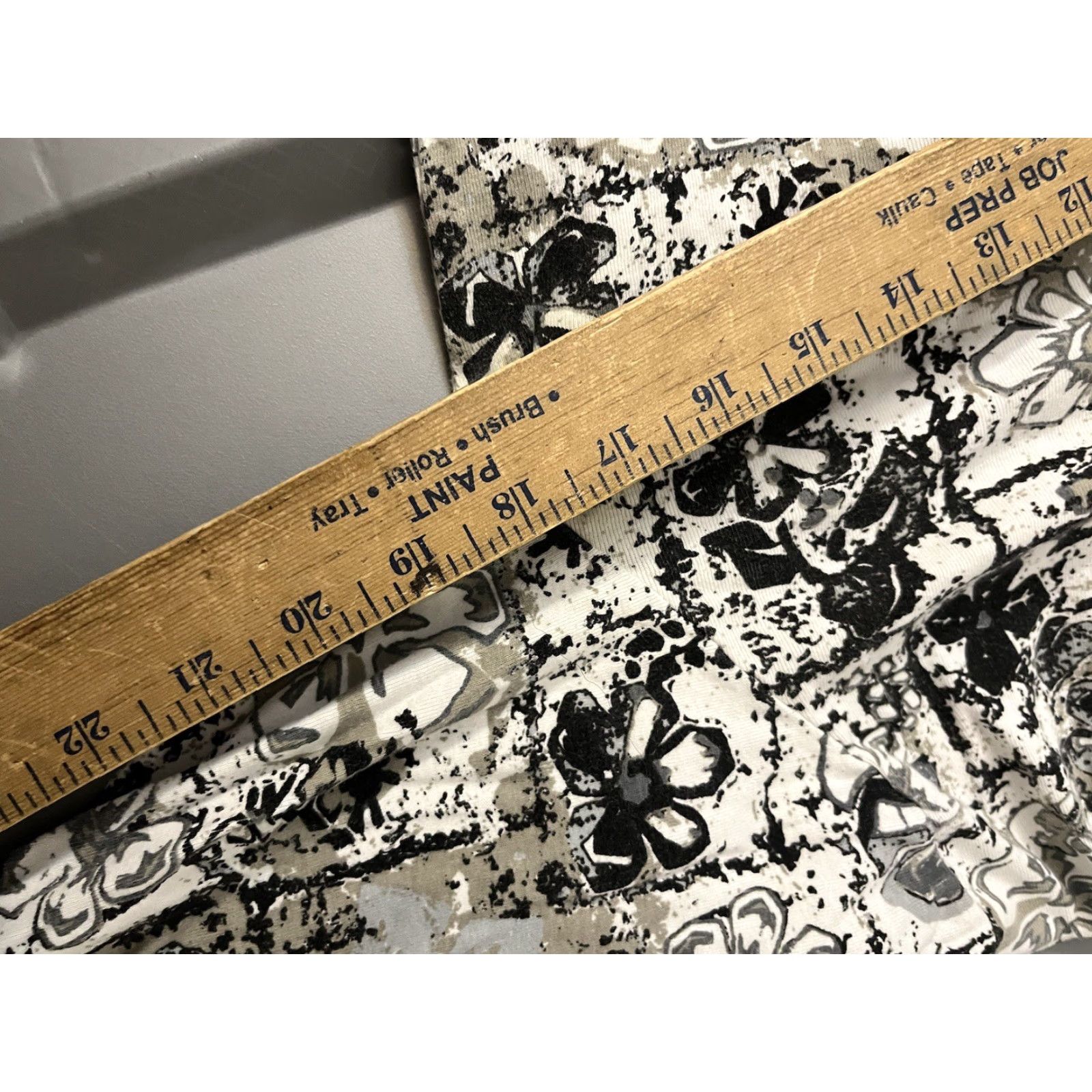 Habitat Habitat Blouse to Live In Lagenlook Paisley Print 3/4 Sleeve Black White V-Neck Pullover Sz S Womens Bohemian Tunic Regular Size Type Size S / US 4 / IT 40 - 5 Thumbnail
