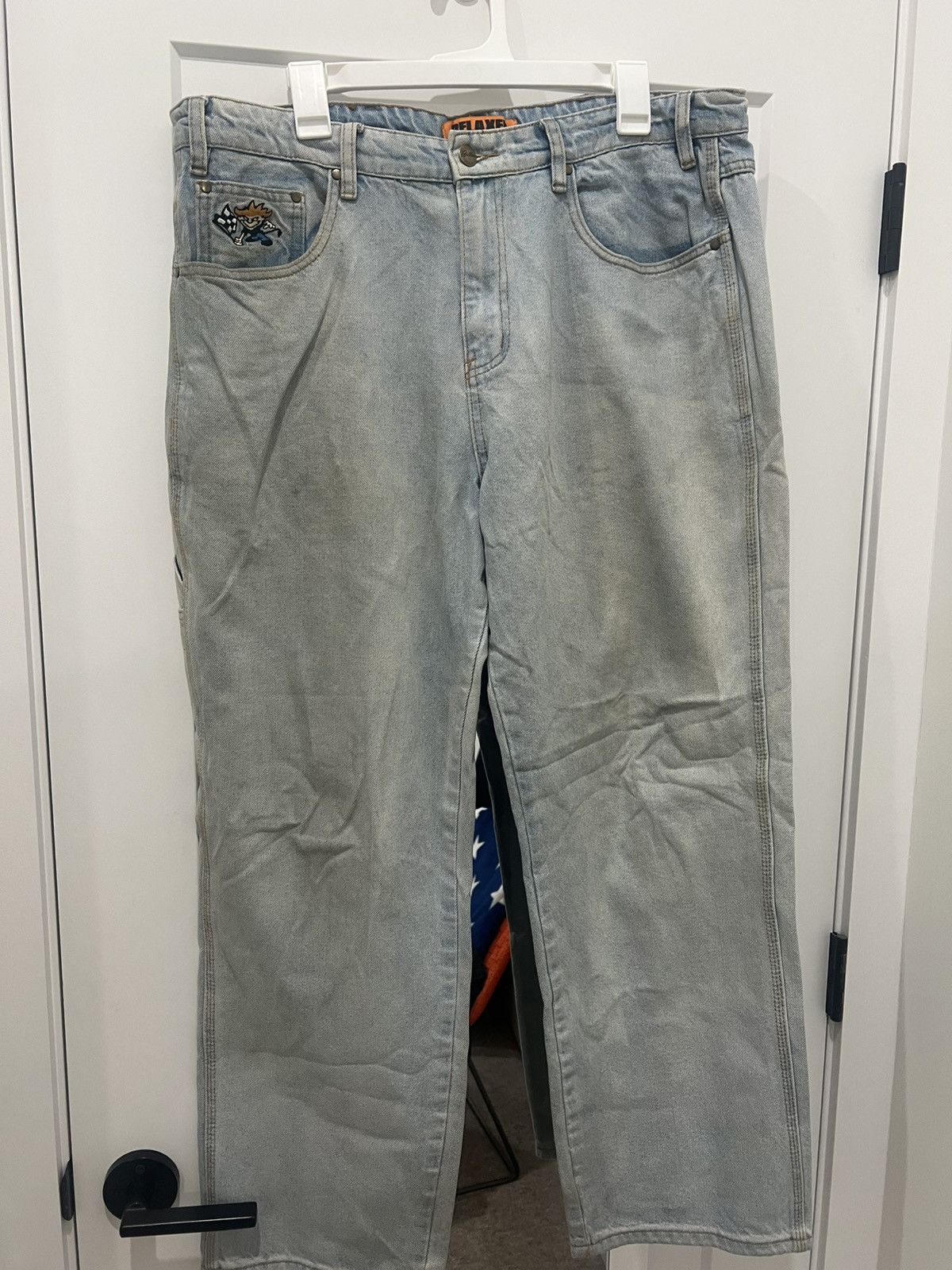 Butter Goods Butter relaxed fit light blue denim jeans Size US 36 / EU 52 - 1 Thumbnail