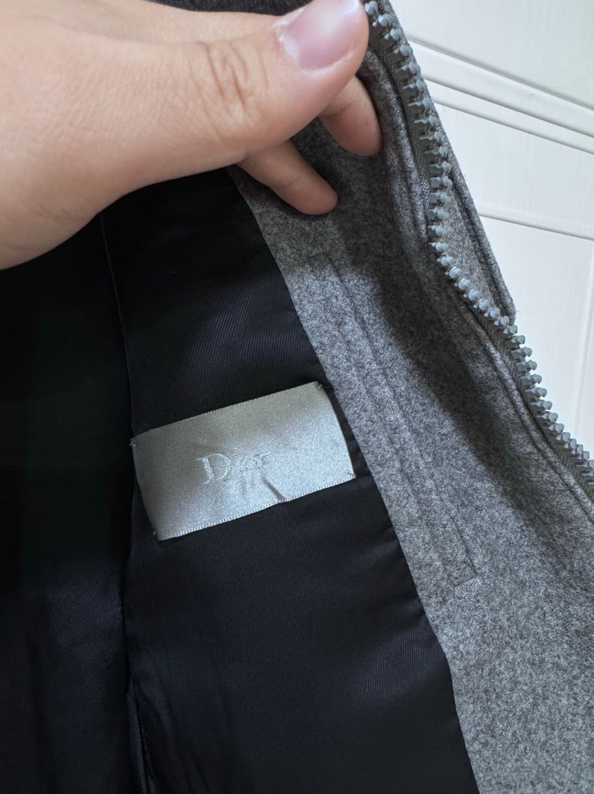 Dior 06AW DIOR HOMME These Grey Days Wool Blouson Bomber Jacket Size US M / EU 48-50 / 2 - 3 Thumbnail
