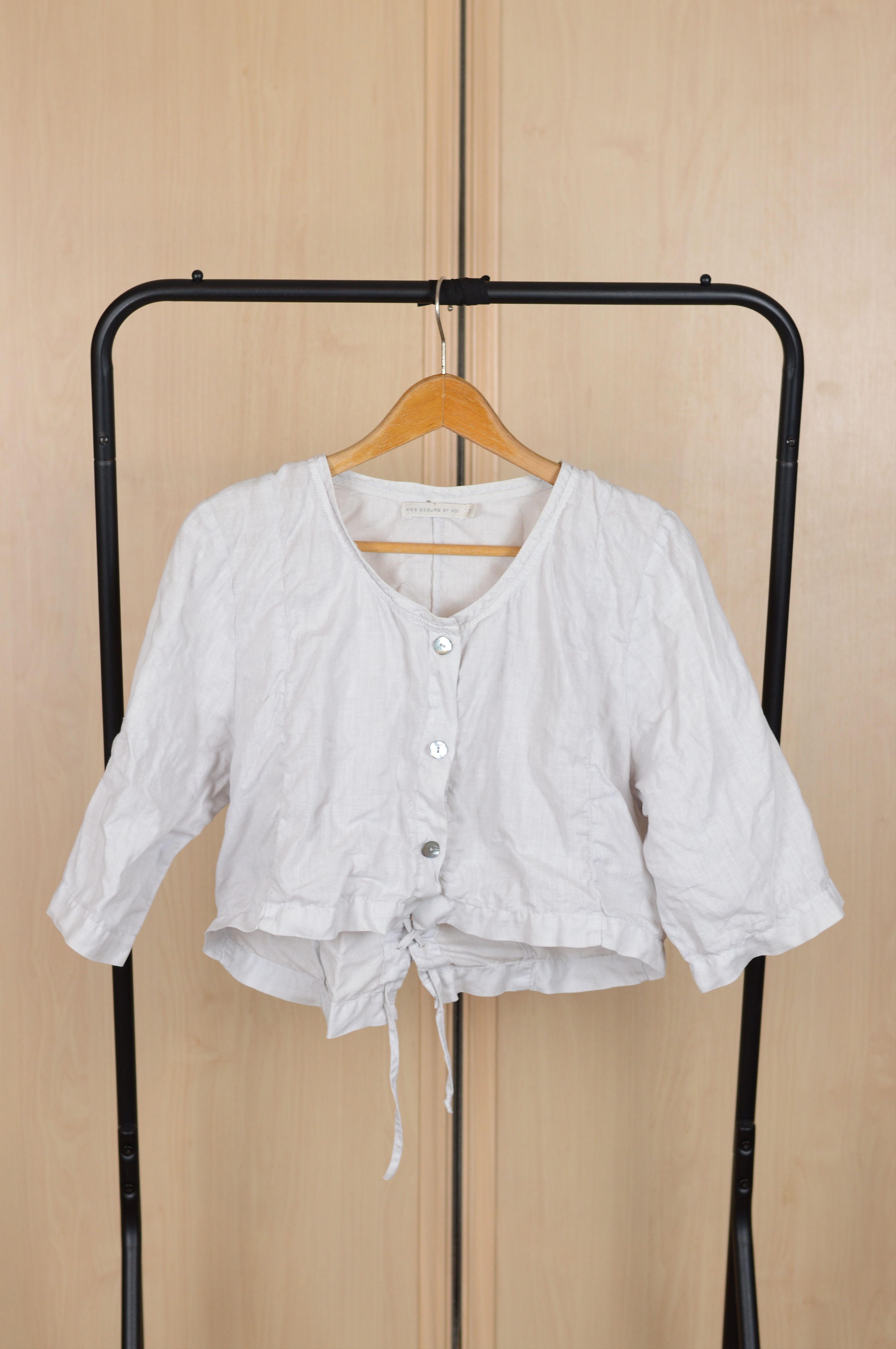 Designer mes soeurs et moi linen top shirt Size M / US 6-8 / IT 42-44 - 1 Thumbnail