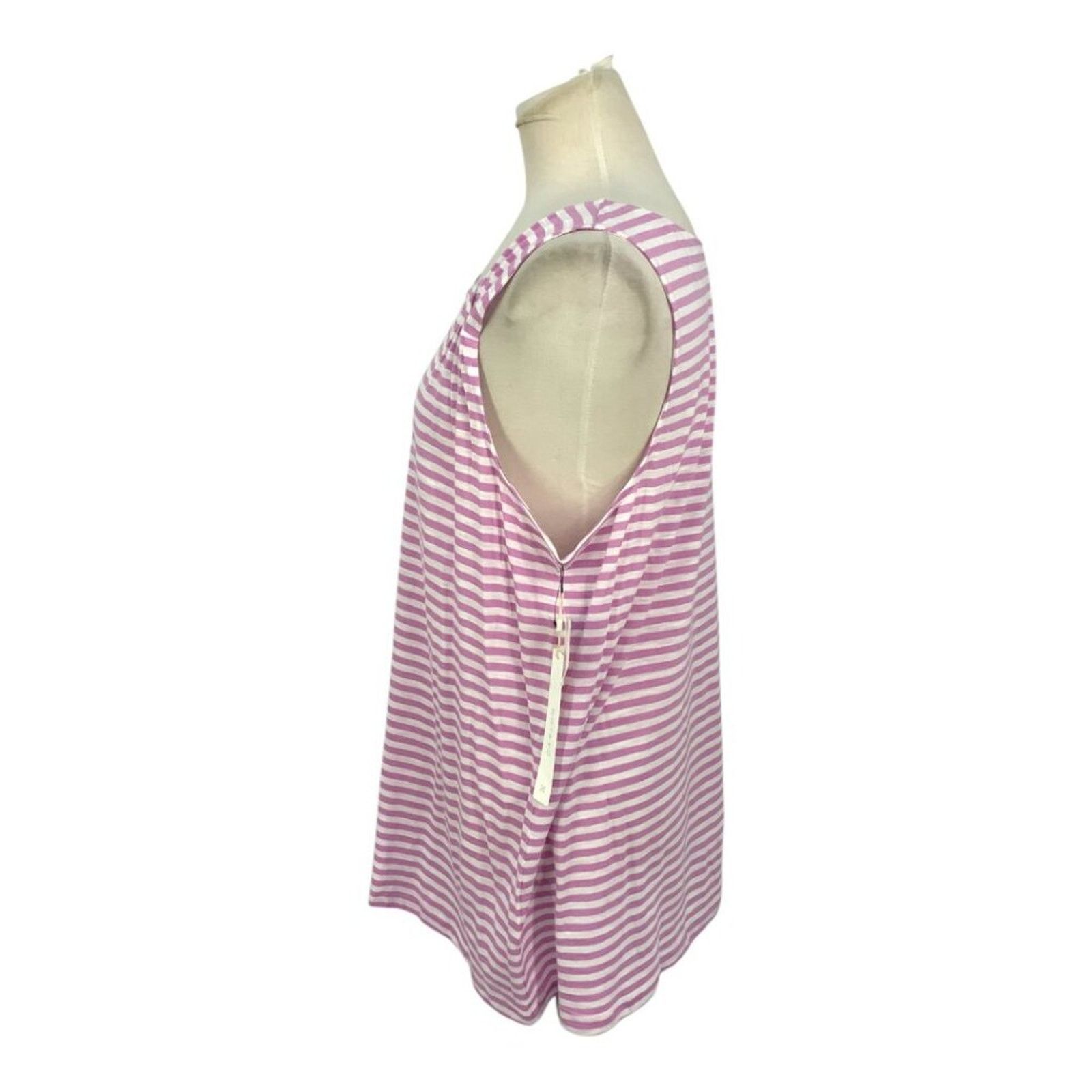 Other Caslon Flowy Knit Tank Pink White Stripe Sz XL NWT $39 MSRP Size XL / US 12-14 / IT 48-50 - 5 Thumbnail