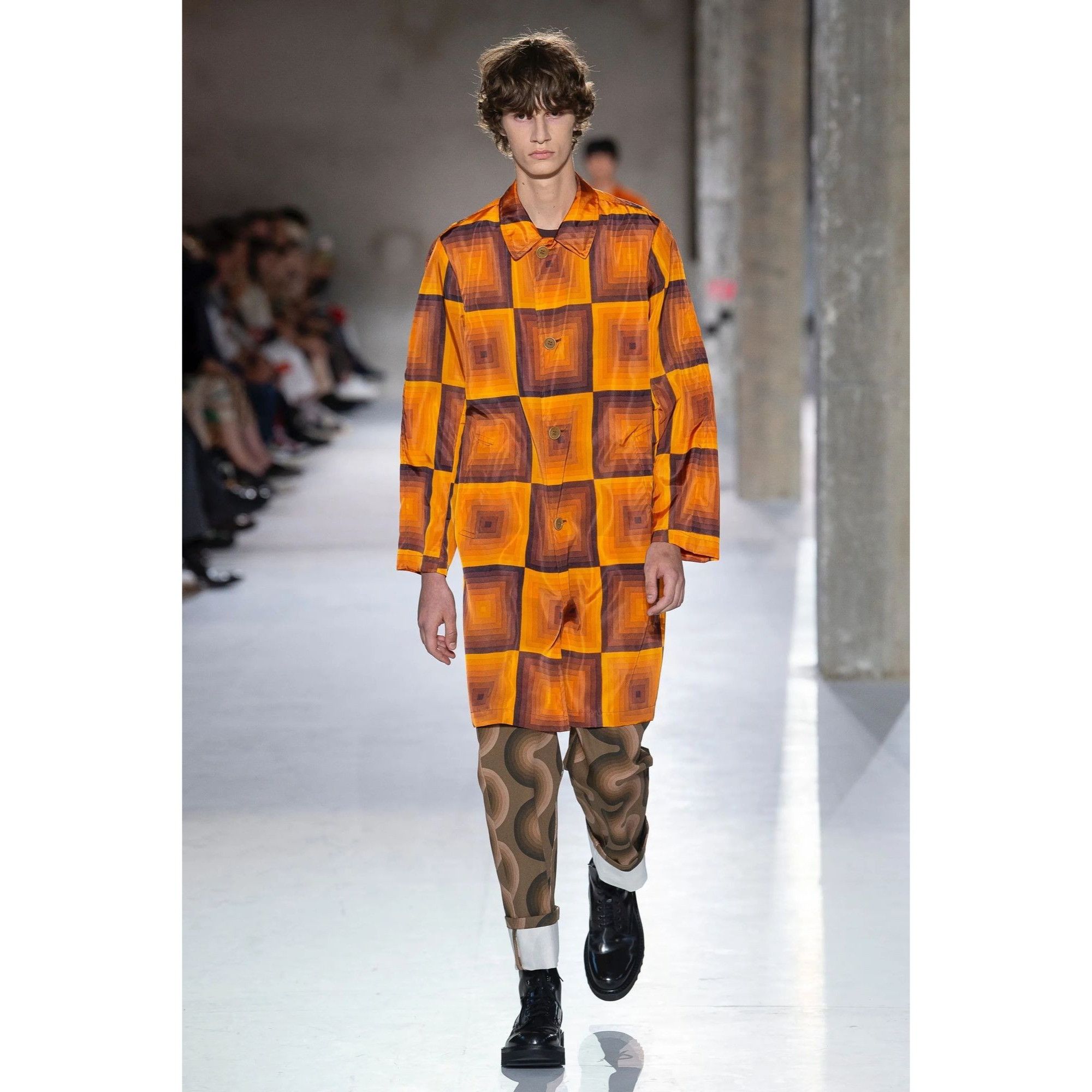 Dries Van Noten X Verner Panton Brown Cotton Wave Pants Size US 30 / EU 46 - 5 Thumbnail