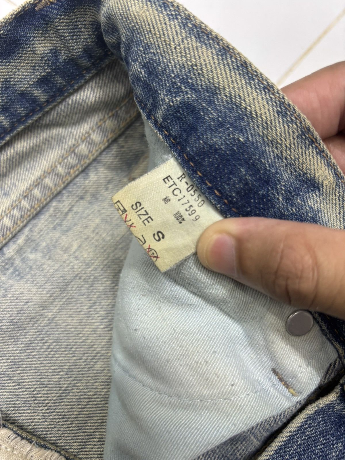 Kapital RUSTY SLANG FROM CHAOS DISTRESS DENIM UNDERCOVER DESIGN JEAN Size US 32 / EU 48 - 10 Thumbnail
