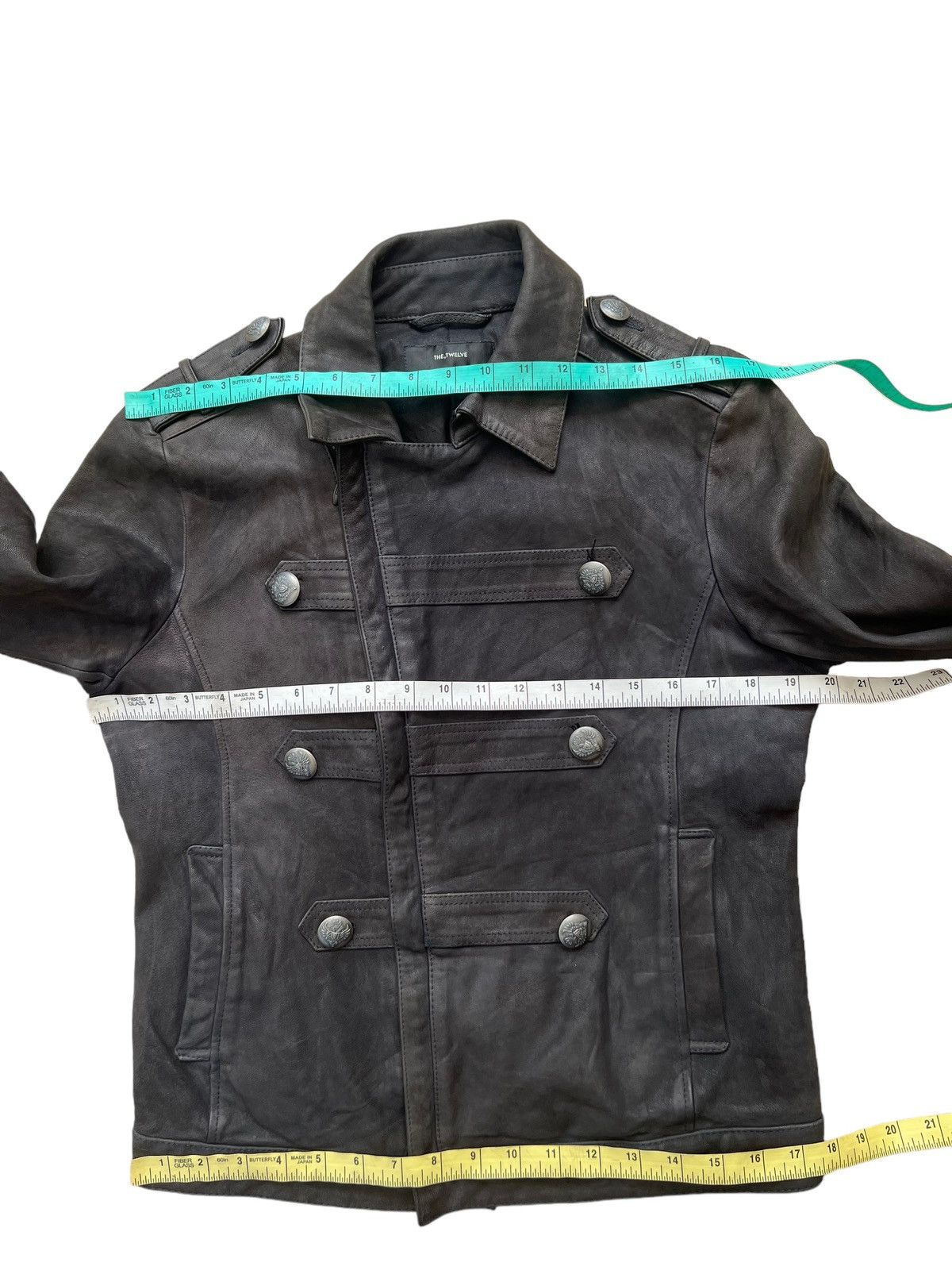 ato THE, TWELVE ( ato ) Patina Goatskin Leather Jacket Cropped Size US S / EU 44-46 / 1 - 3 Thumbnail