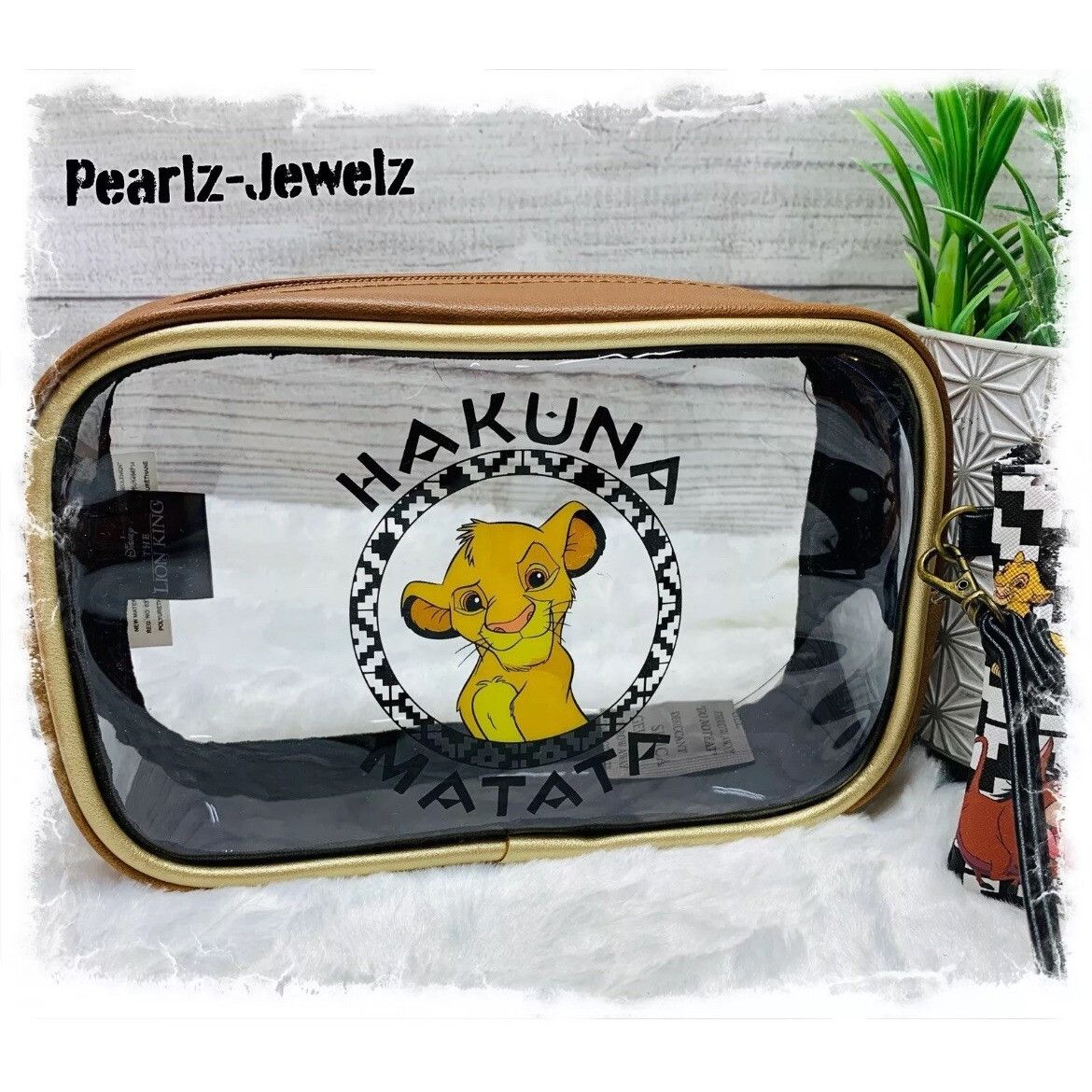 Disney Loungefly Disney Lion King Simba Hakuna Matata MakeUp Cosmet Size ONE SIZE - 5 Thumbnail