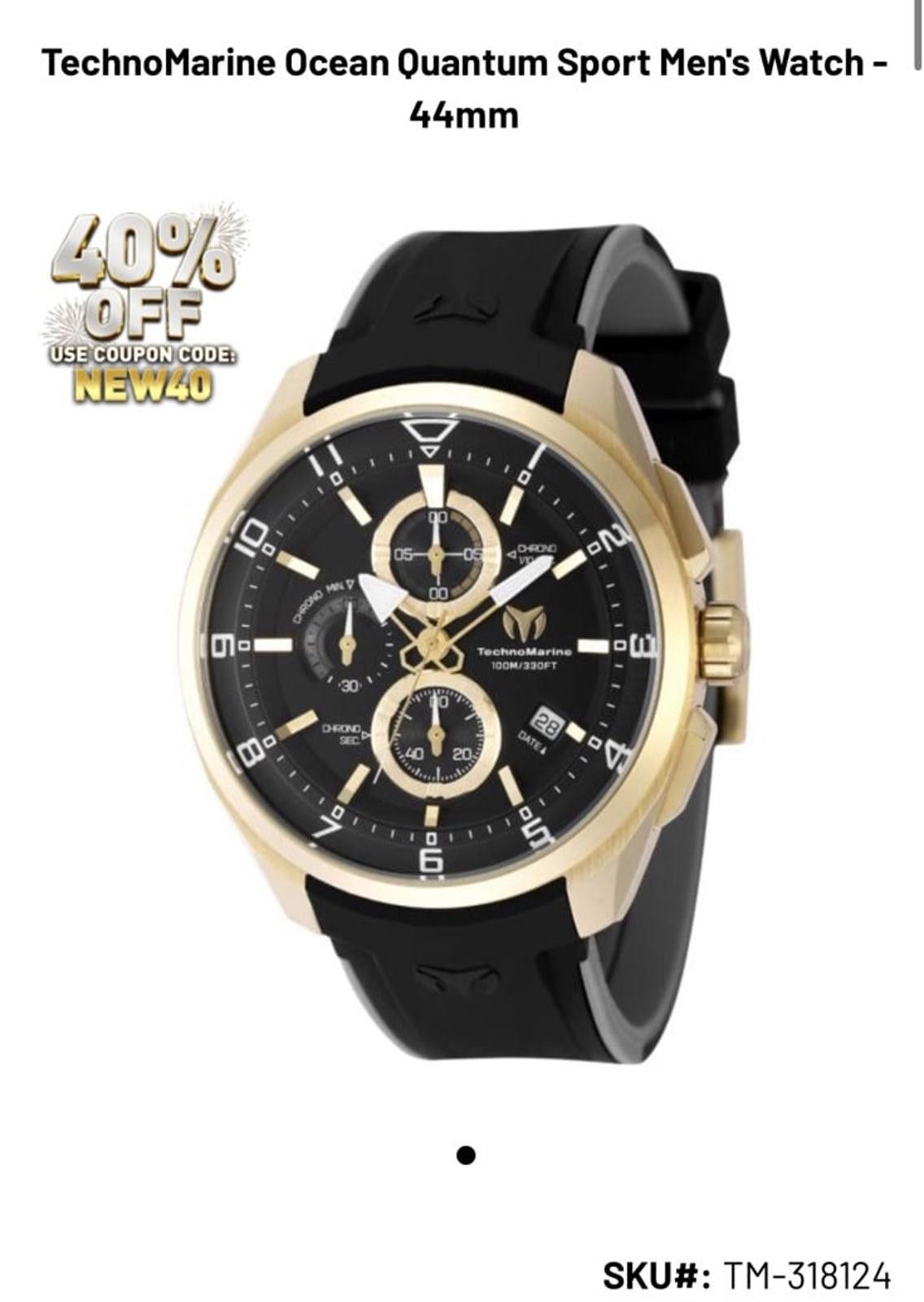 TechnoMarine Techno marine watch men’s Size ONE SIZE - 1 Thumbnail