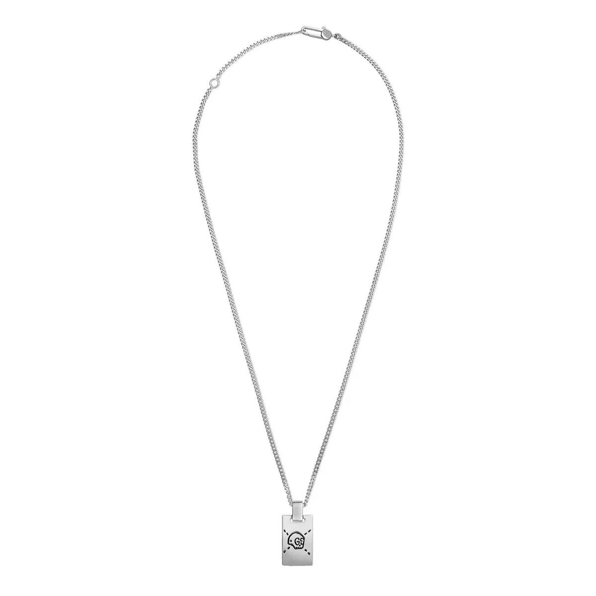 Gucci oc11z0126 Size: OS Ghost Pendant Necklace In Silver Size ONE SIZE - 2 Thumbnail