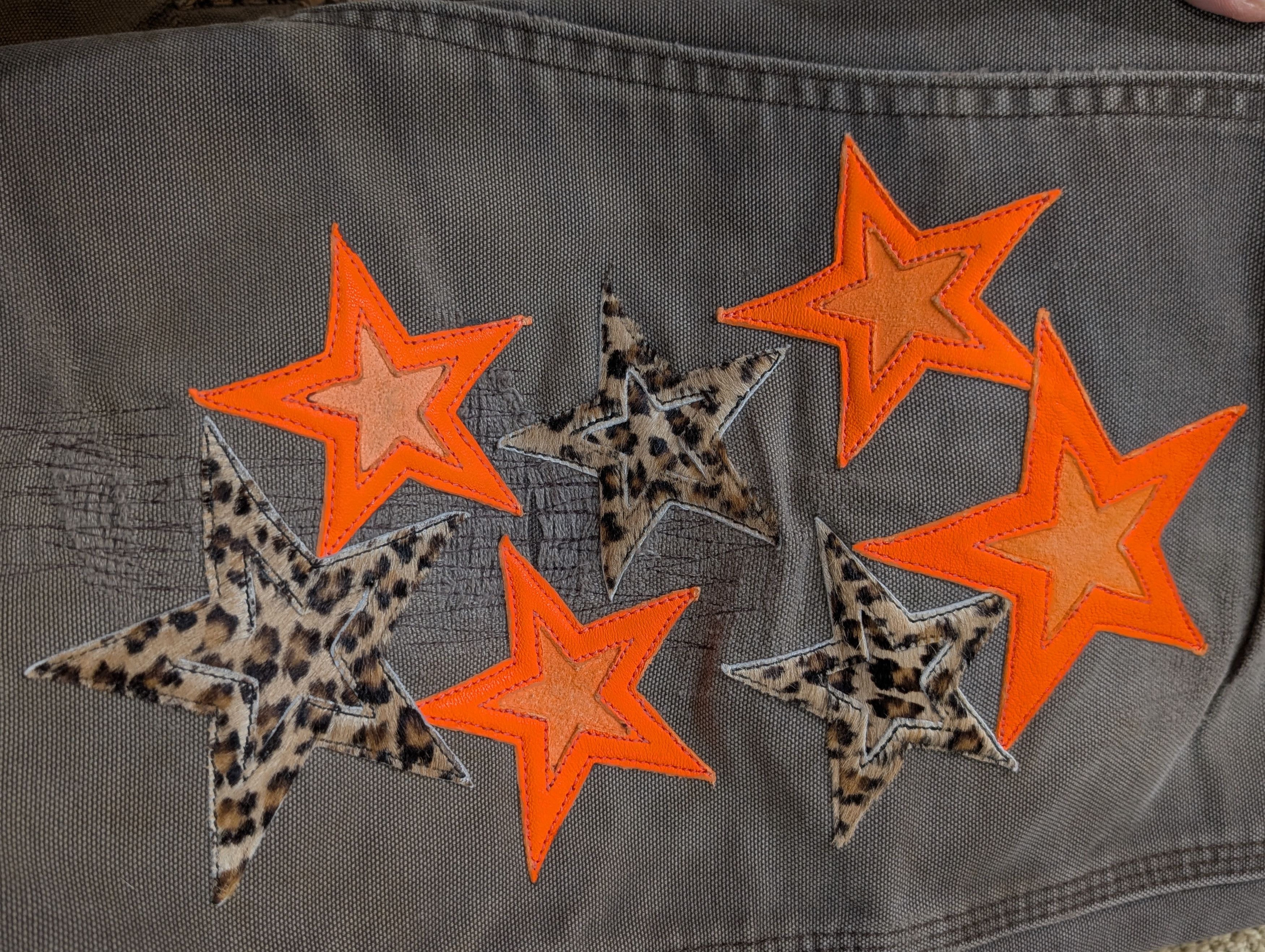 Chrome Hearts Chrome Hearts Vegas Carhartt Star Patch Double Knee Brown Size US 33 - 12 Thumbnail