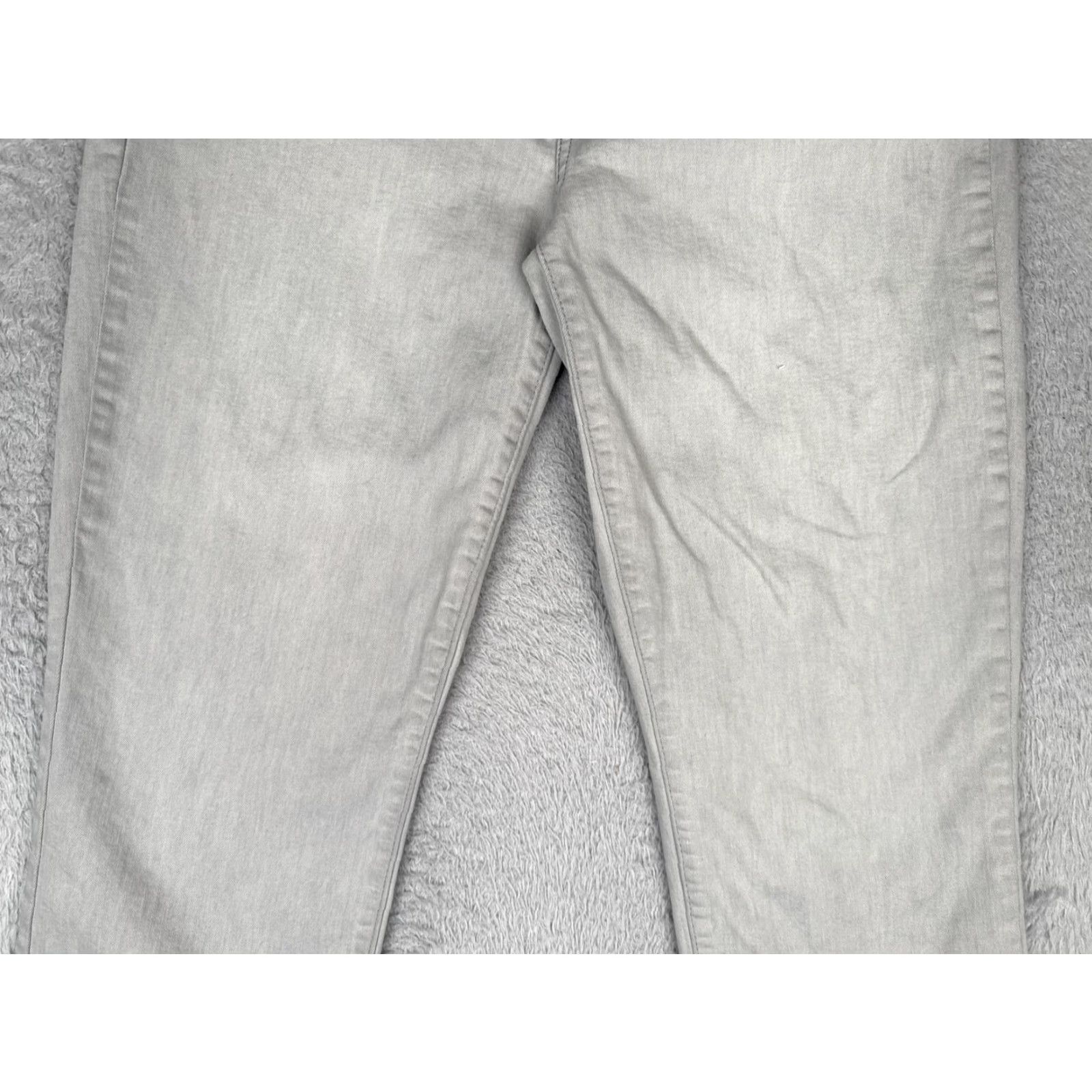 Levi's Levi's Jeans Mens 31x22 Gray Denim Wide Leg High Rise Cotton Blend Long Pants Vintage: No Size 24" / US 00 / IT 34 - 3 Thumbnail