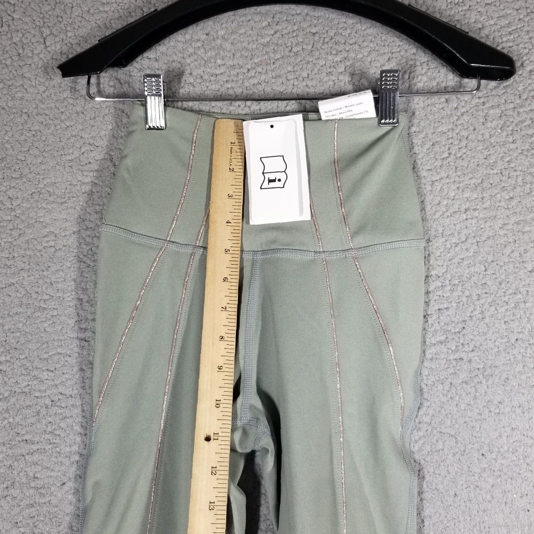 Nike Nike Leggings XS Gray Yoga Athletic Skinny Women's Size 26" / US 2 / IT 38 - 6 Thumbnail