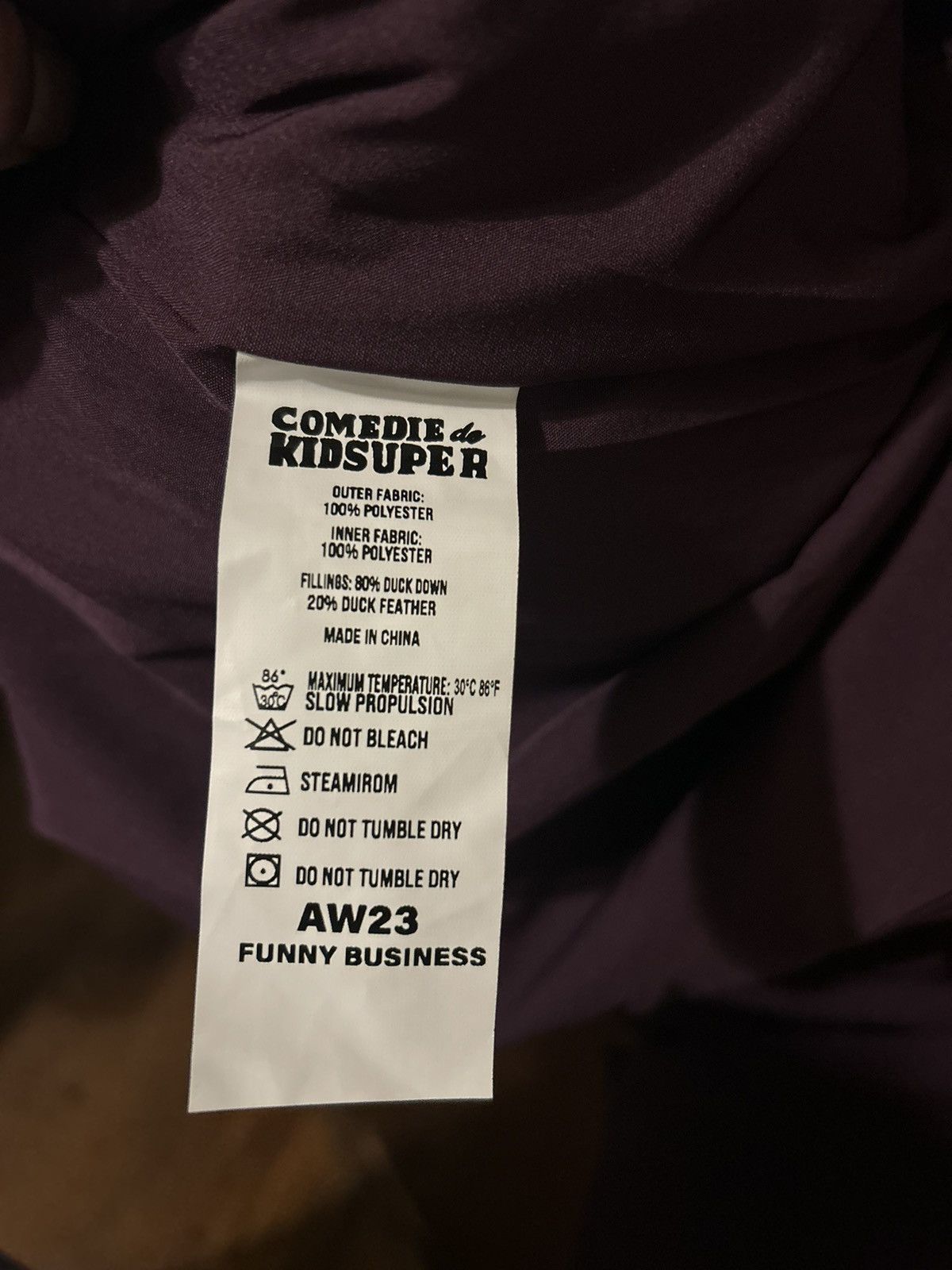 KidSuper *LAST DROP* KidSuper Kissing Puffer Blue Grey Size US XL / EU 56 / 4 - 14 Thumbnail