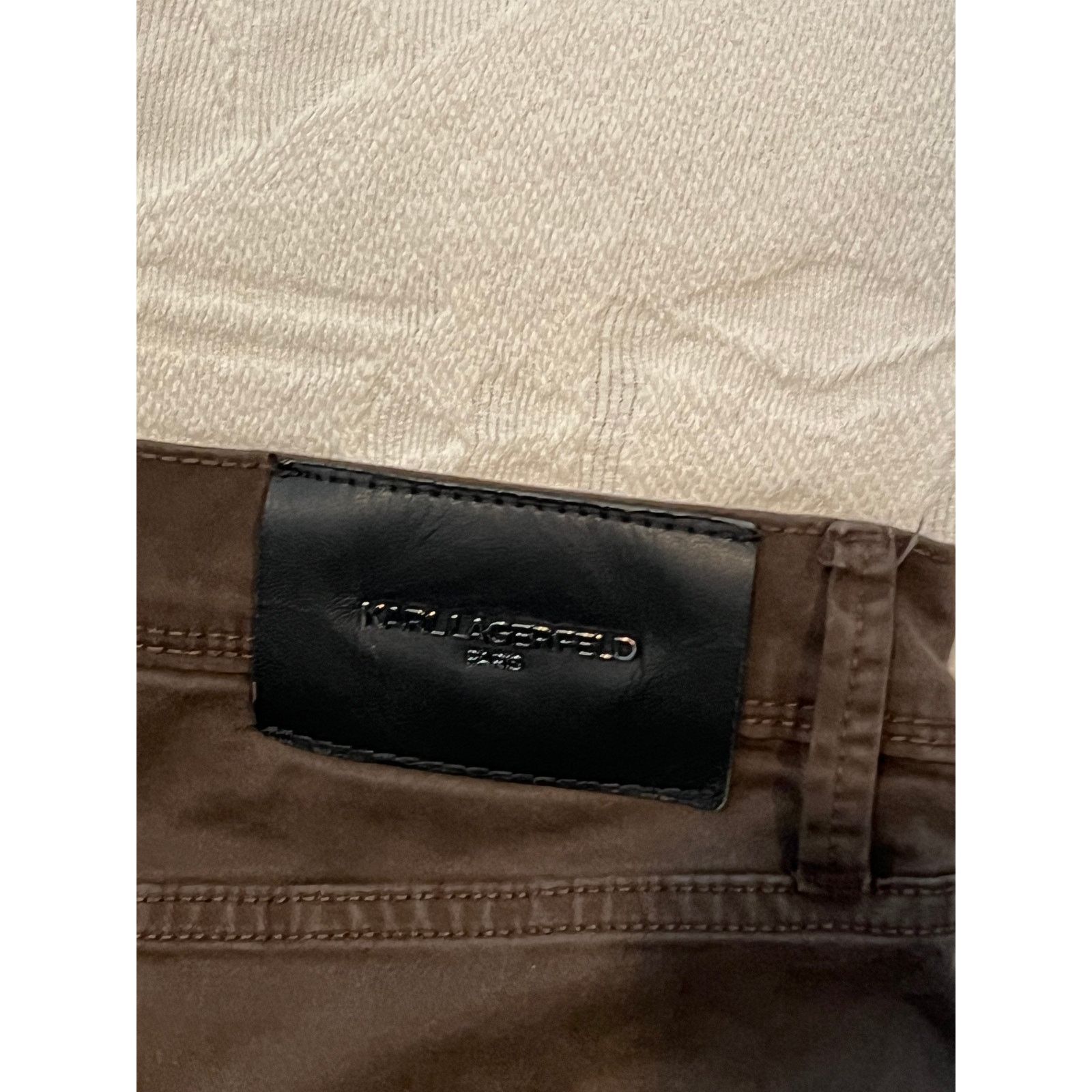 Karl Lagerfeld Karl Lagerfeld Brown Jeans Mens 36x29 Size US 36 / EU 52 - 3 Thumbnail
