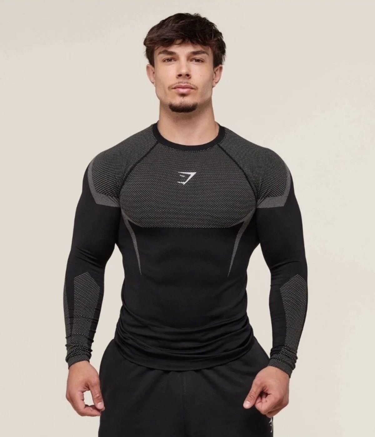 Gymshark Gymshark Onyx V5 Seamless Long Sleeve Shirt Blue / Onyx