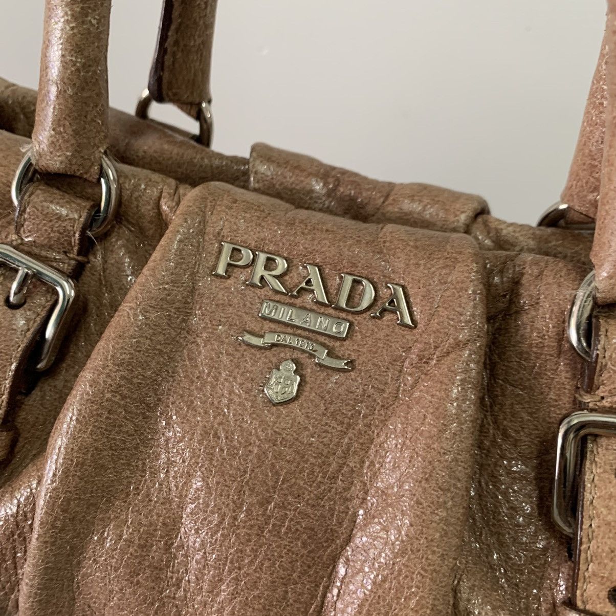 Prada Prada Leather Small Shoulder Bag Size ONE SIZE - 3 Thumbnail