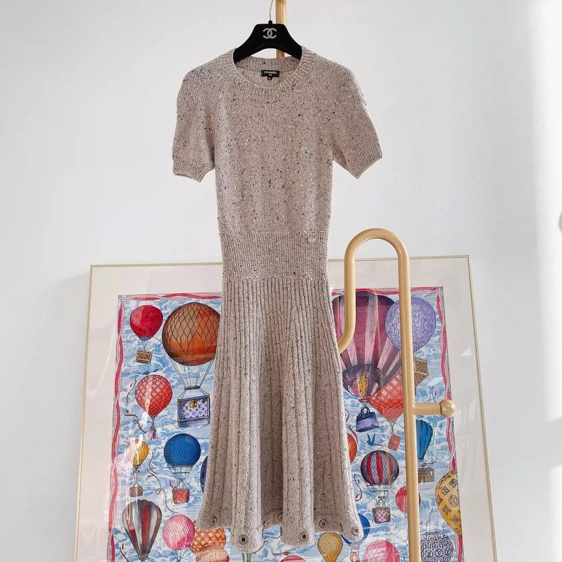 Chanel Chanel Knitted dress Size XXS / US 00 / IT 34 - 1 Thumbnail